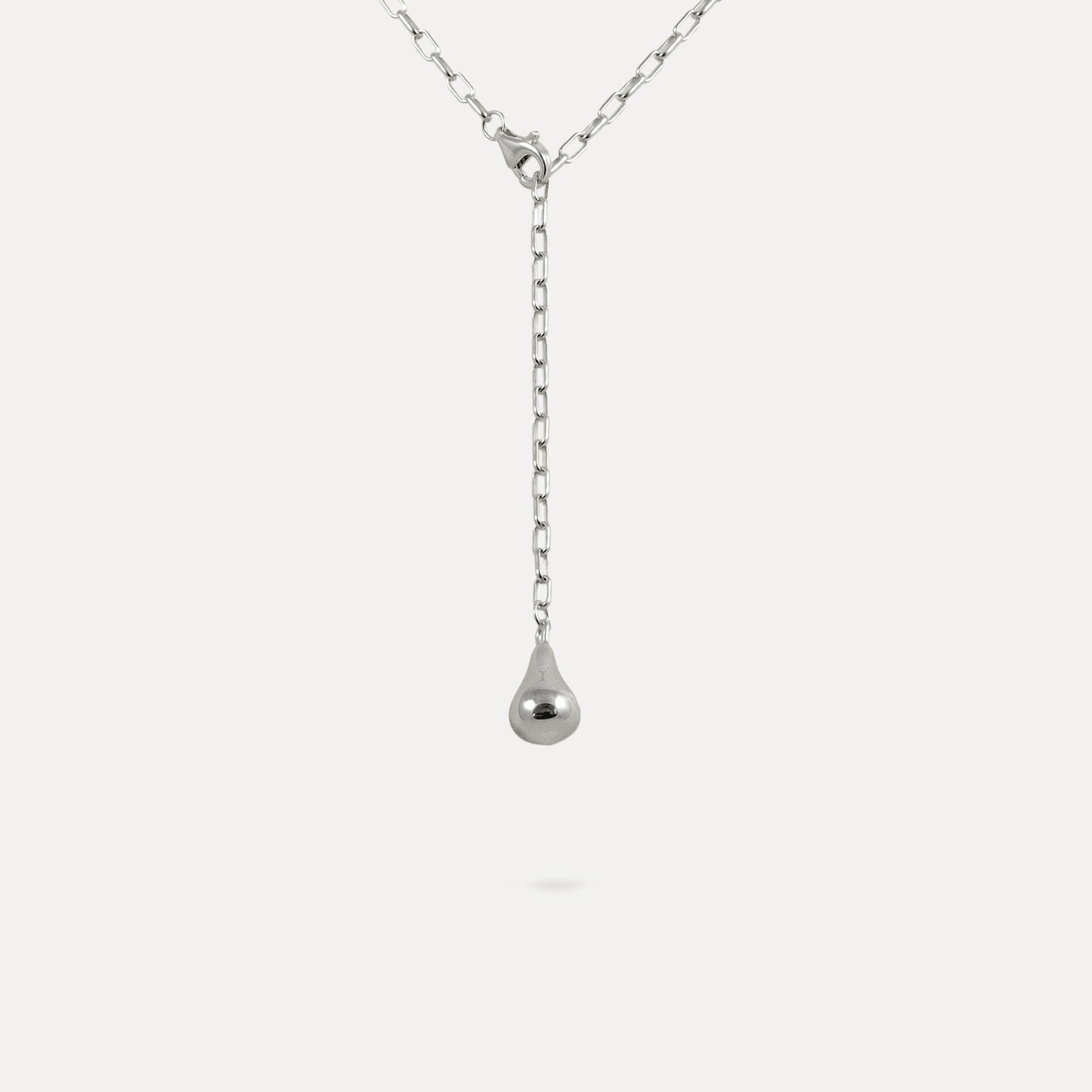 Eden Pear Lariat Necklace