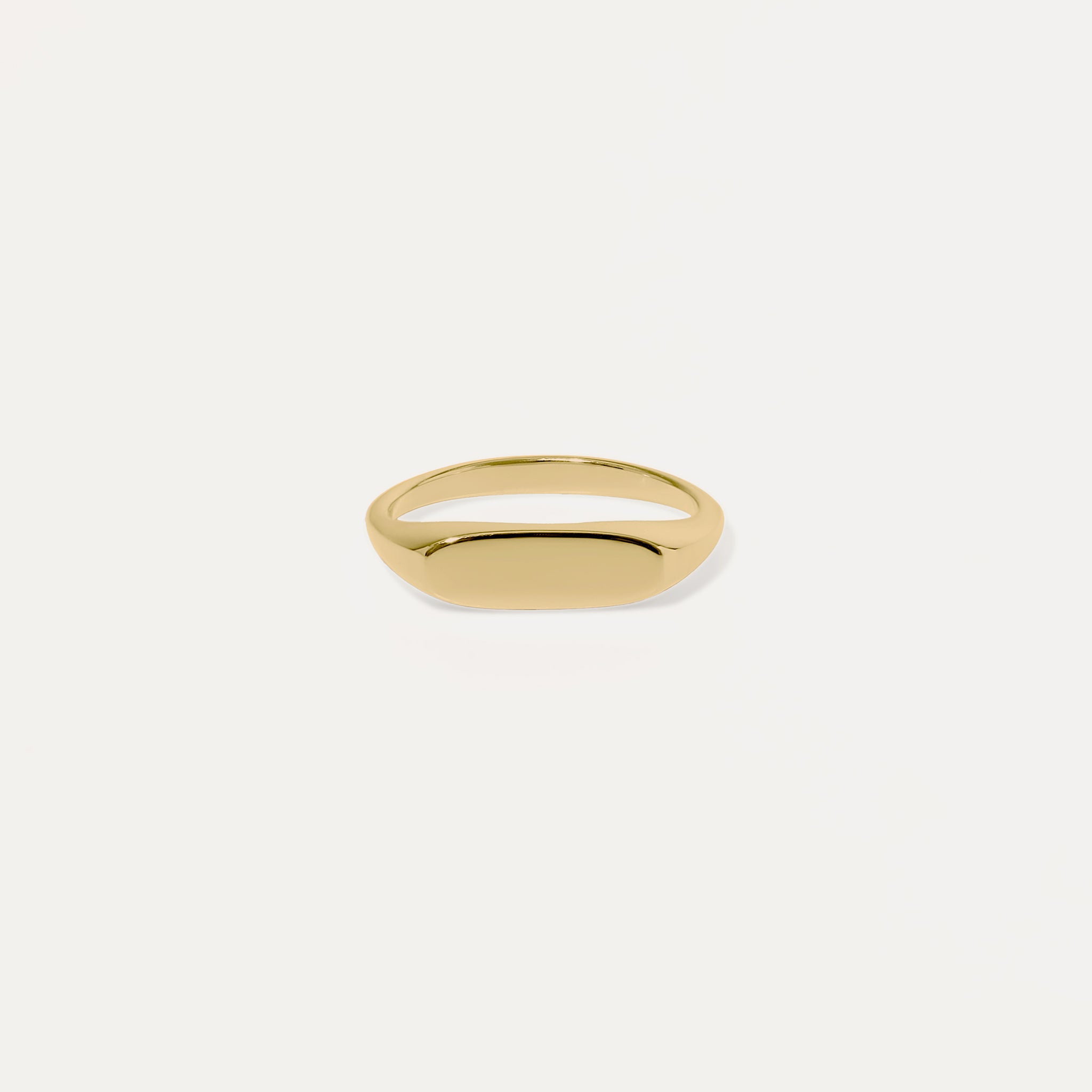 Flat-Top Ring | 14k Gold