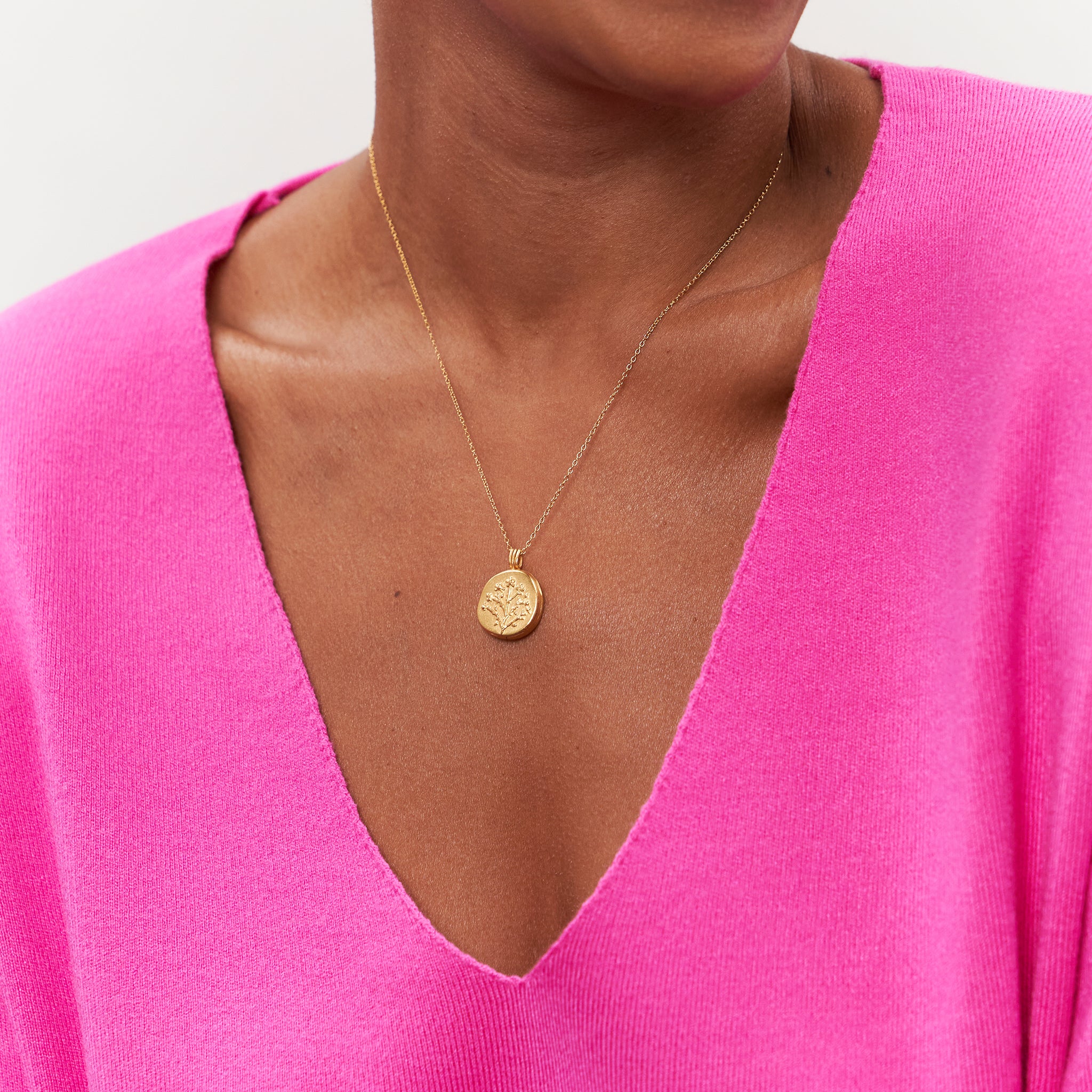 Floral Locket Pendant