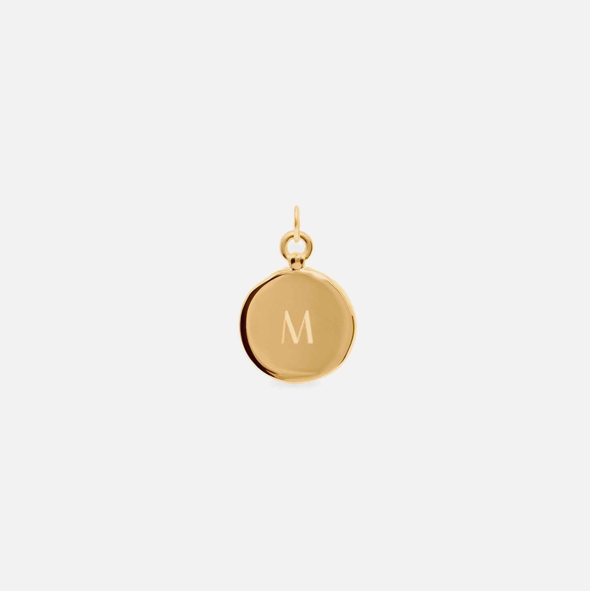 Engravable Fluid Medallion Pendant - Glossy