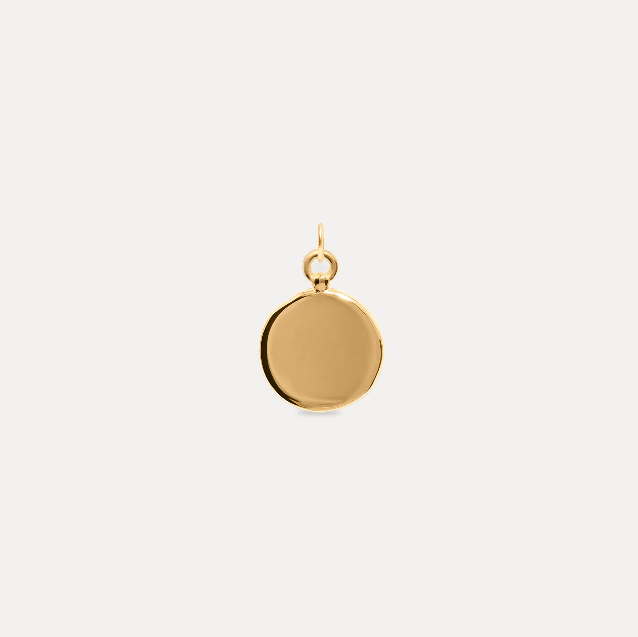 Engravable Fluid Medallion Pendant - Glossy