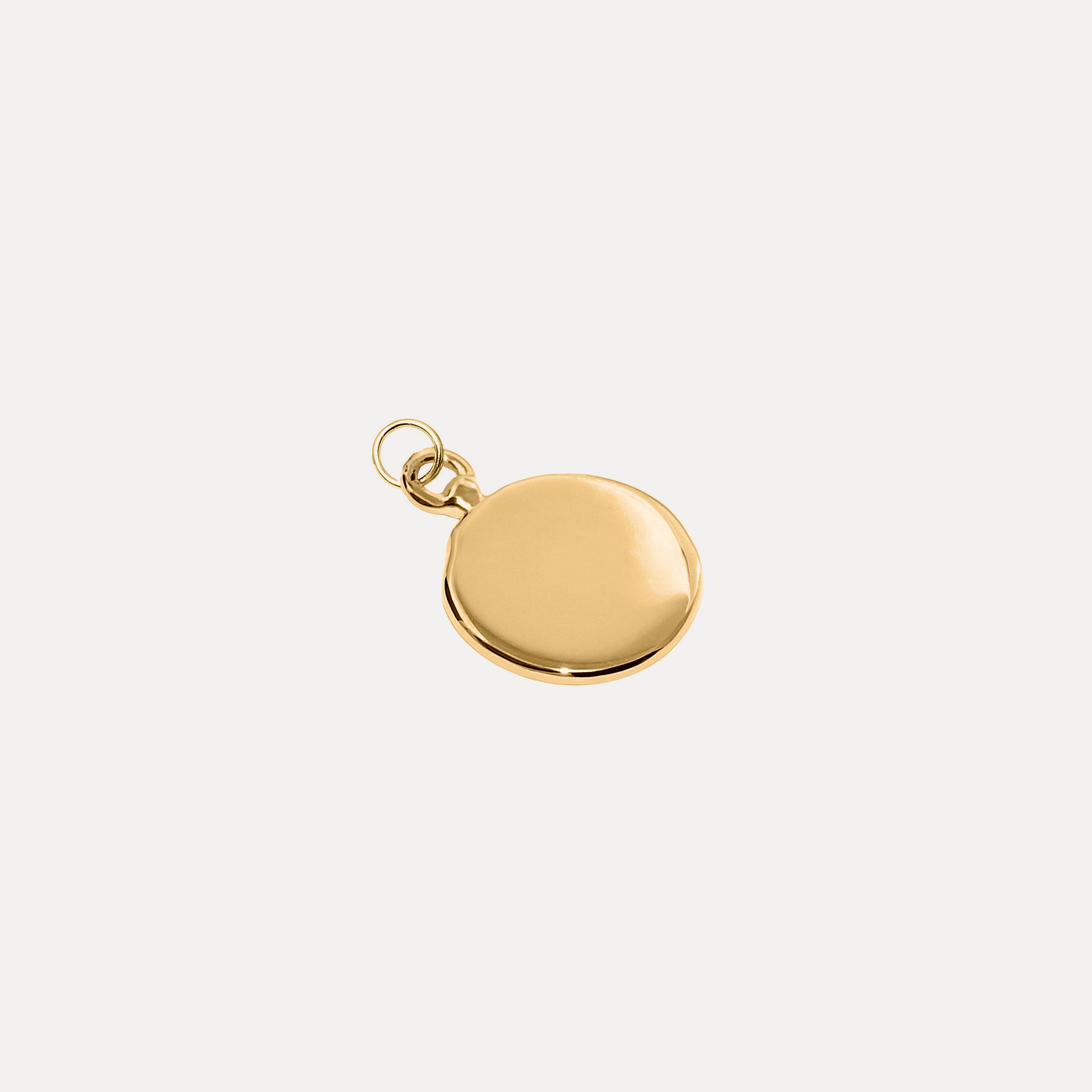 Engravable Fluid Medallion Pendant - Glossy