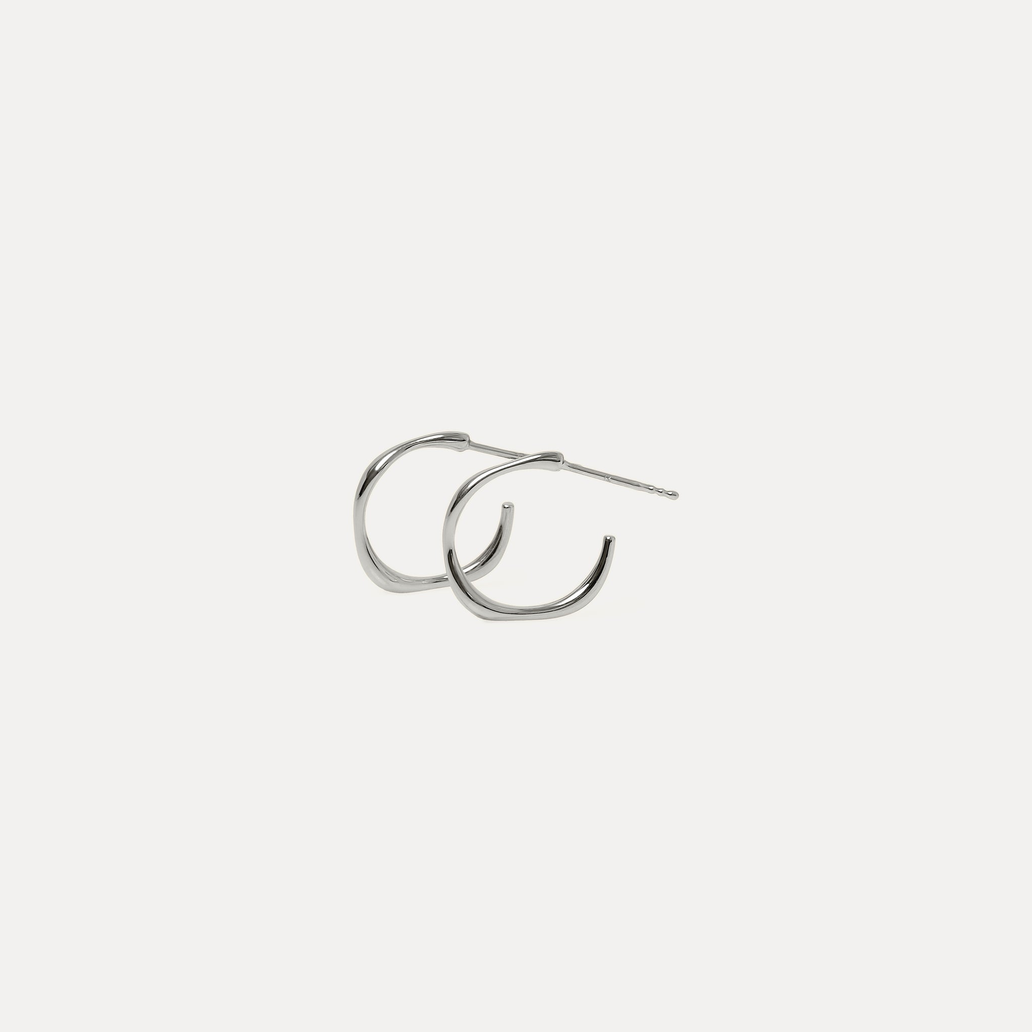 Fluid Triple Hoop Earrings