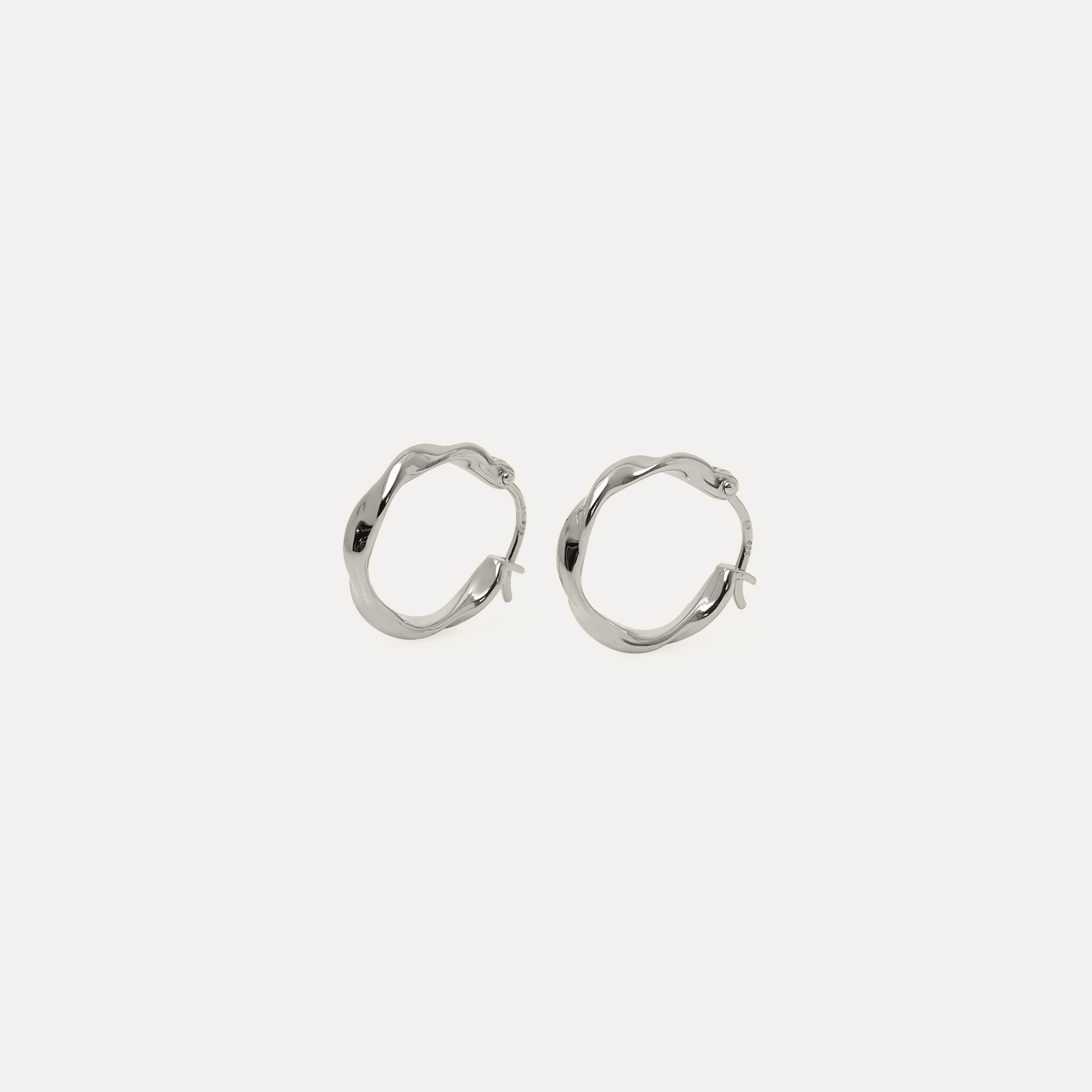 Flux Mini Hoop Earrings