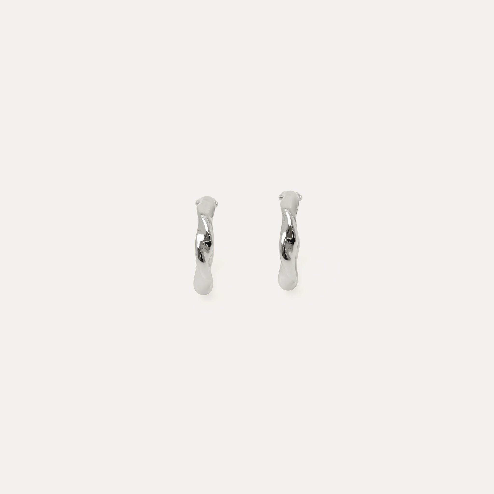 Flux Mini Hoop Earrings