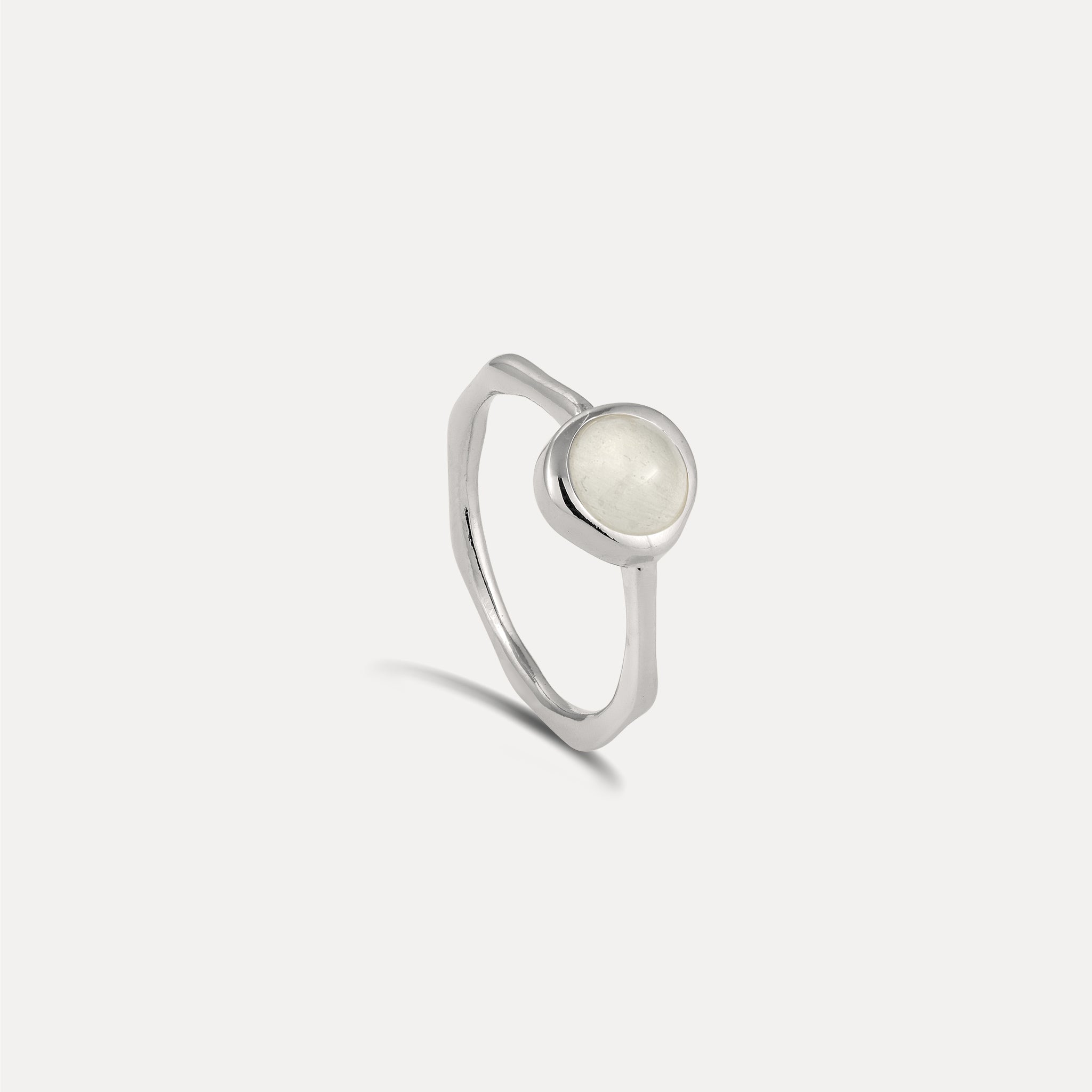 Zodiac Birthstone Ring 925 Silver - Glossy