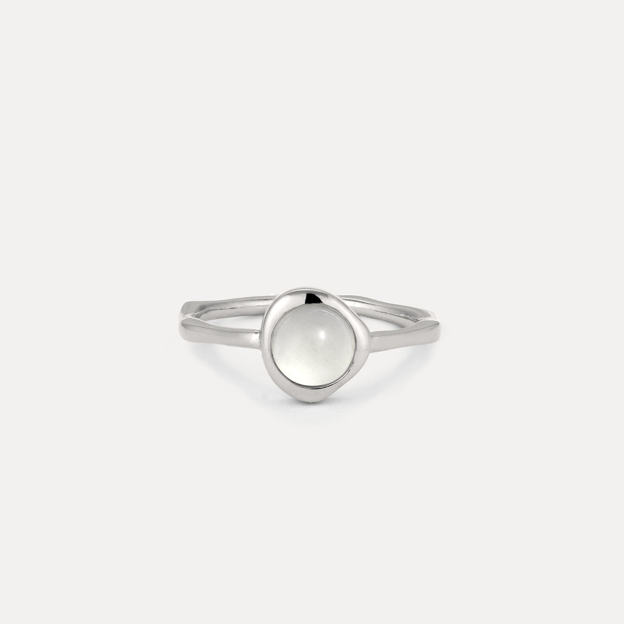 Zodiac Birthstone Ring 925 Silver - Glossy