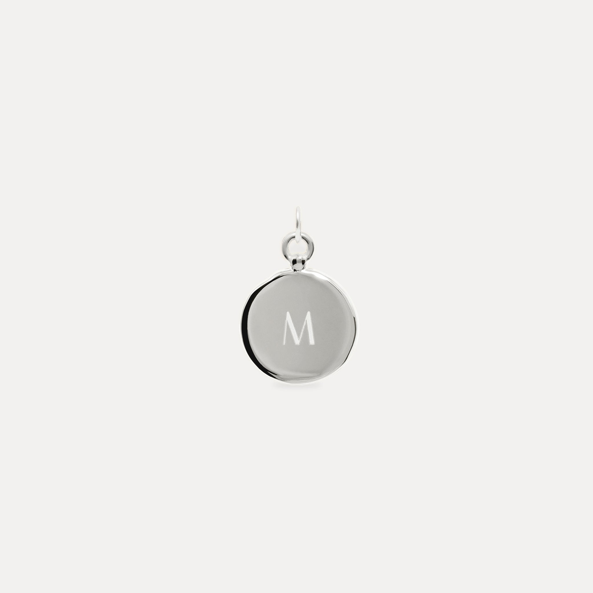 Engravable Fluid Medallion Pendant - Glossy