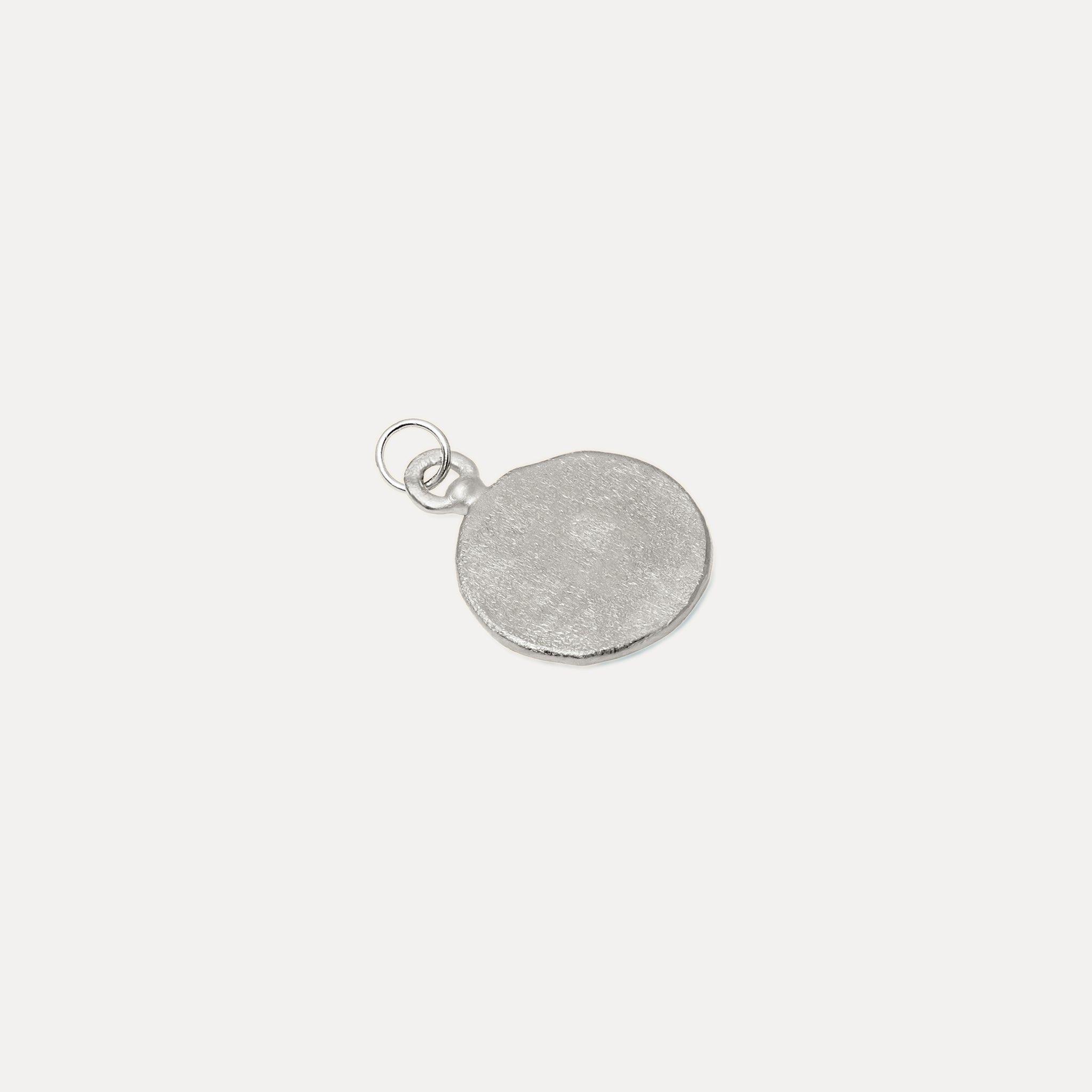 Engravable Fluid Medallion Pendant - Matte