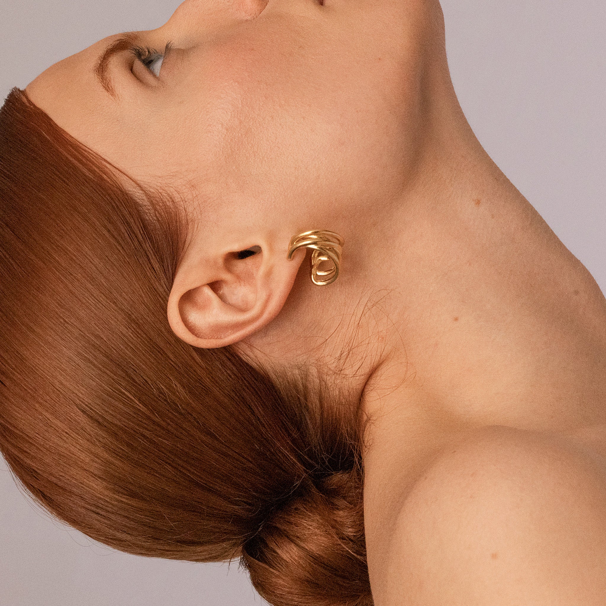 Hypnotic Loop Hoop Earrings