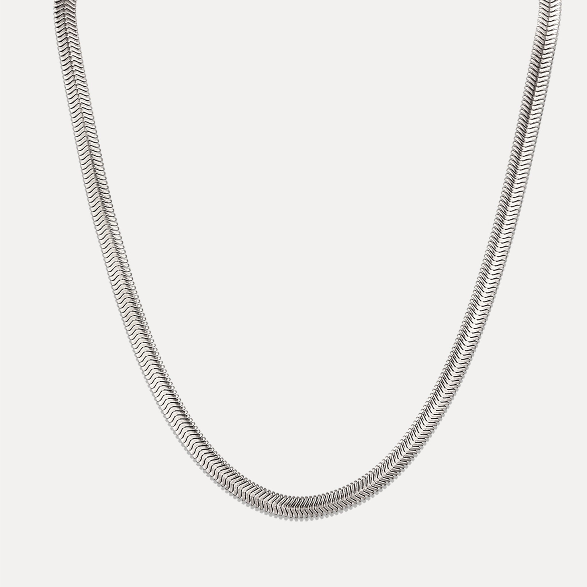 Herringbone Chain Choker
