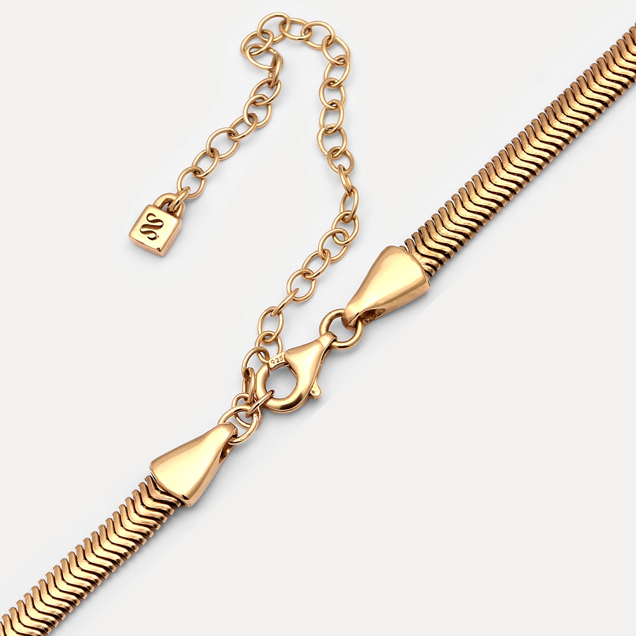 Herringbone Chain Choker