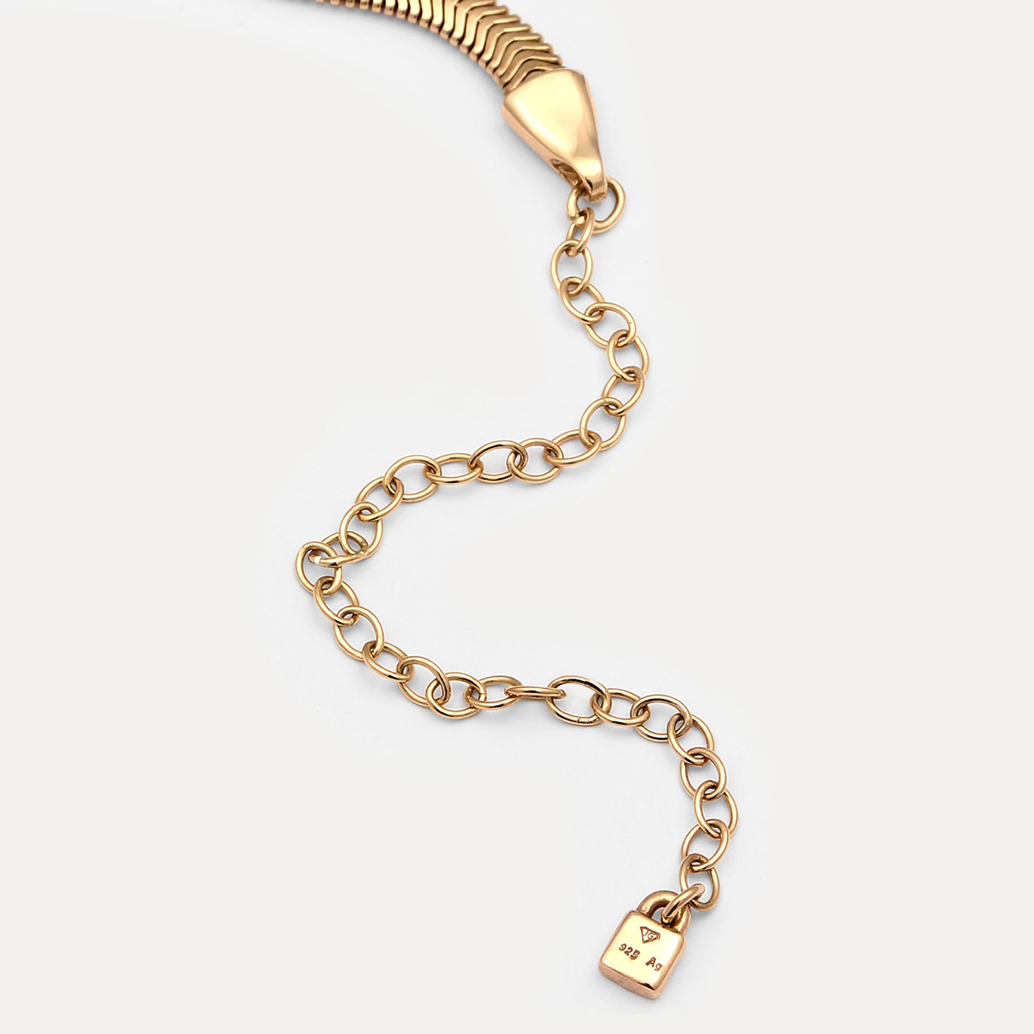 Herringbone Chain Choker