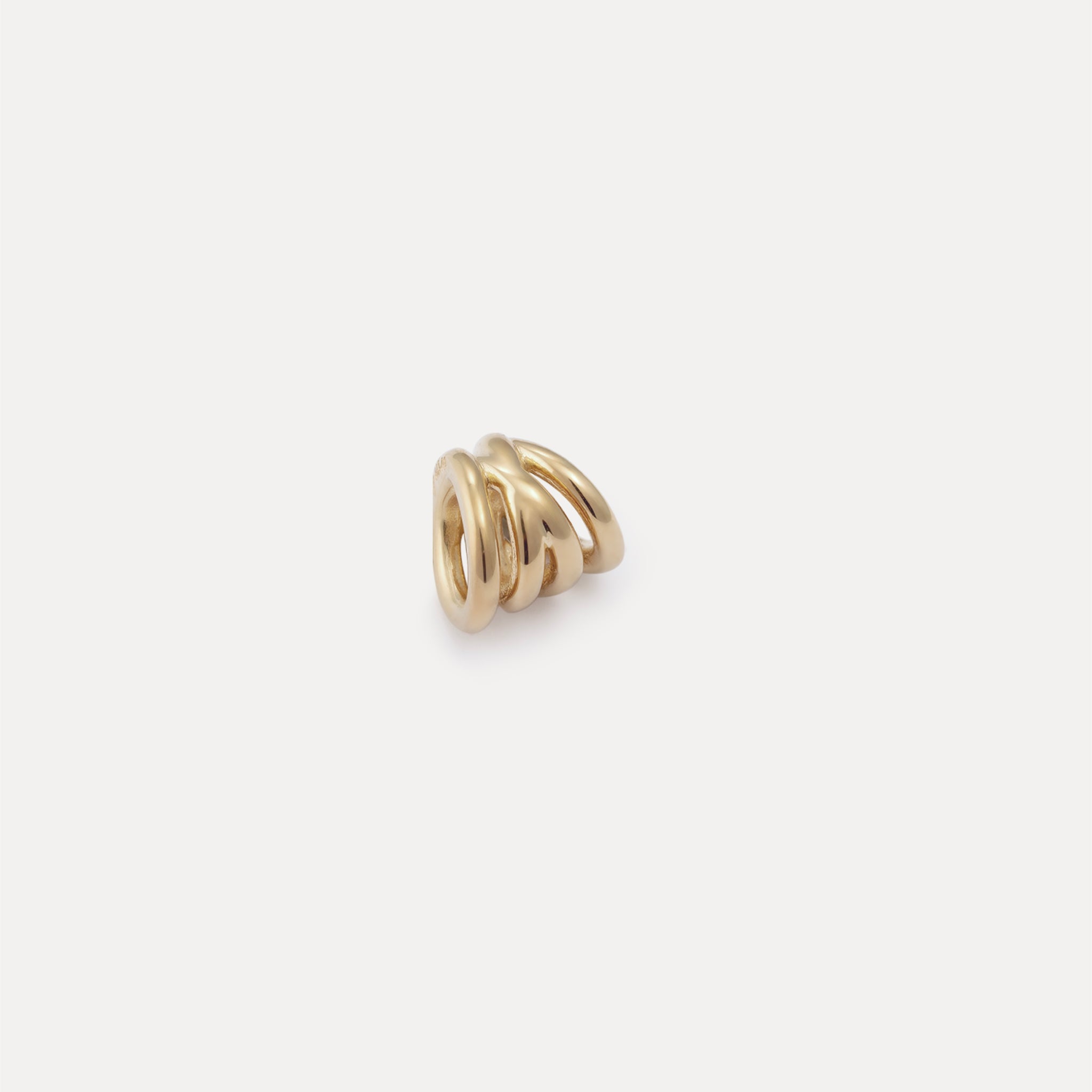 Hypnotic Loop Pendant | 14k Gold