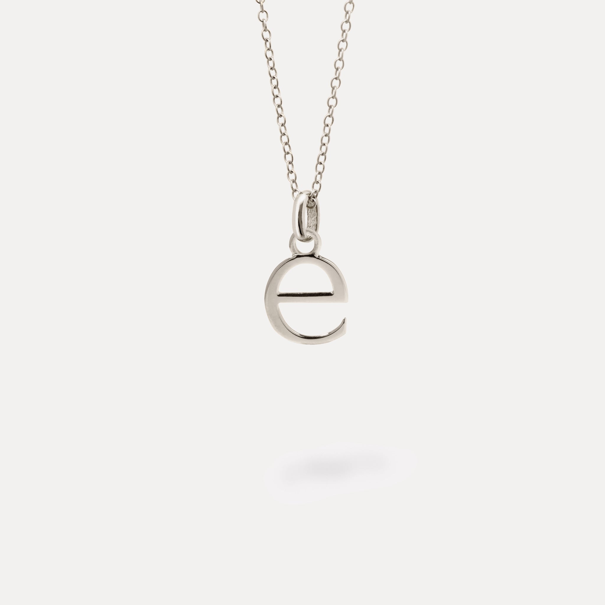 Initial with Anchor Chain 925 Silver
