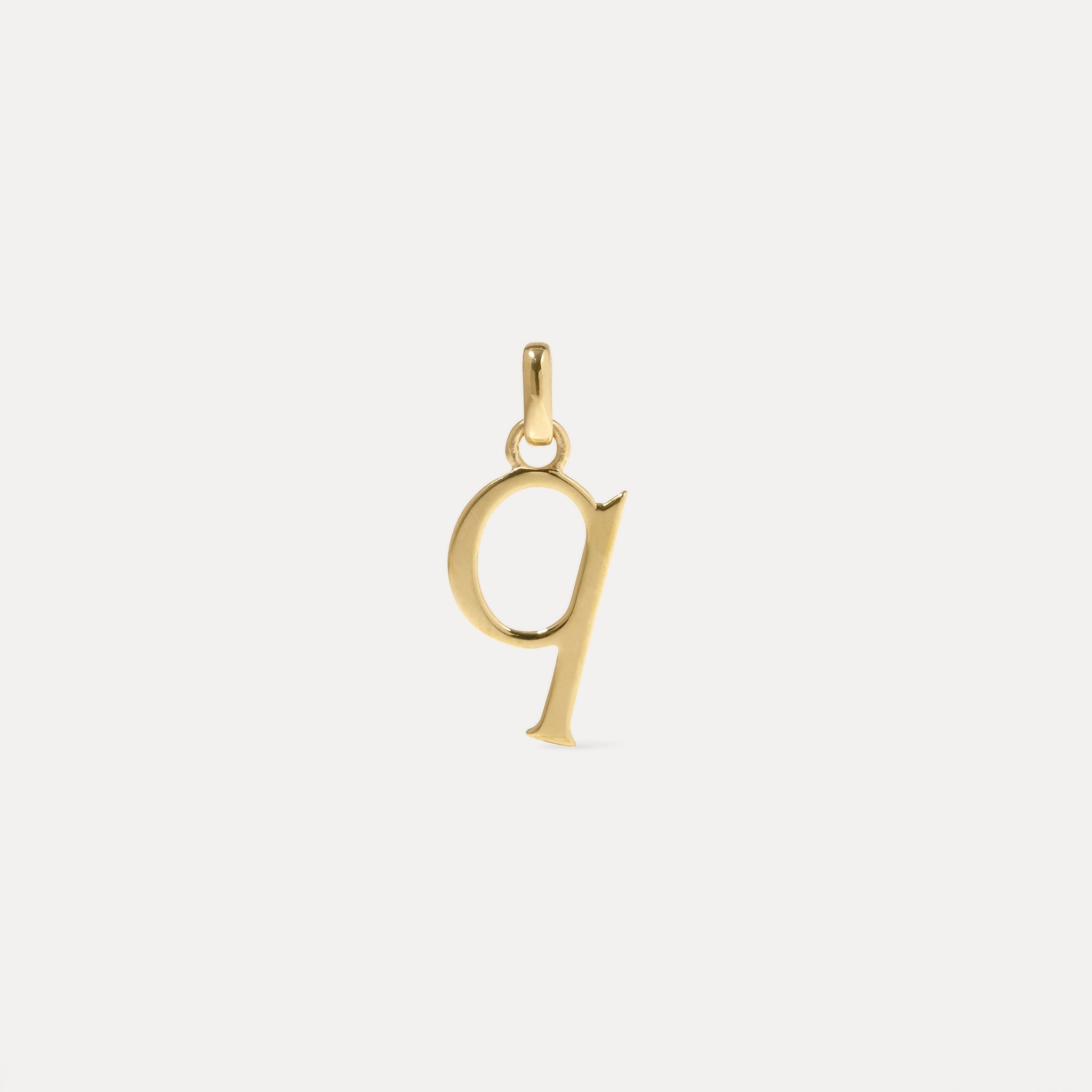 Initial Pendant | 14k Gold