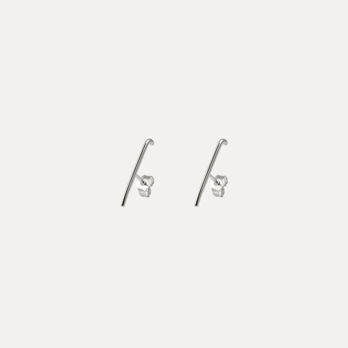 Bar Staple Stud Earrings