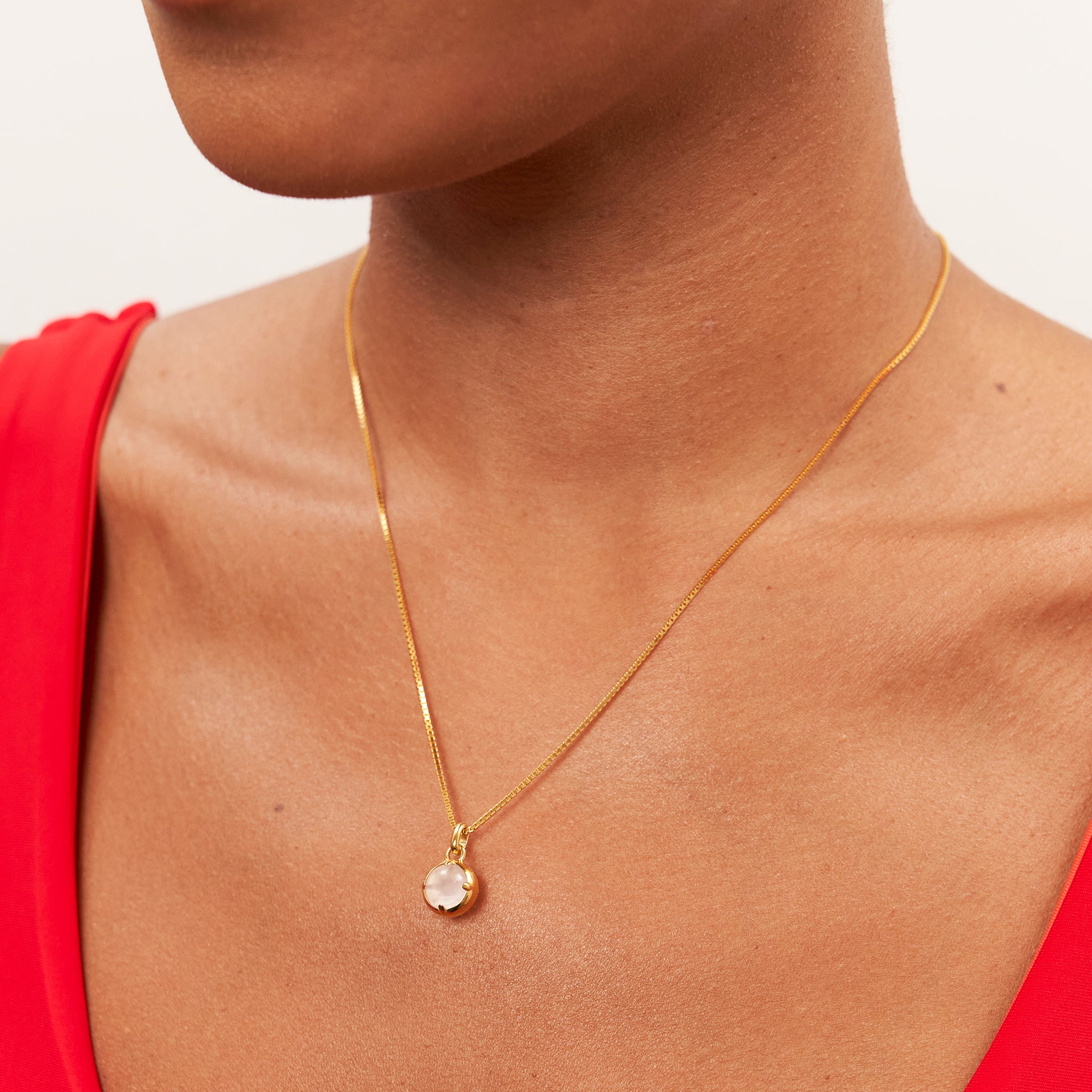 Rose Quartz Instants of Love Necklace