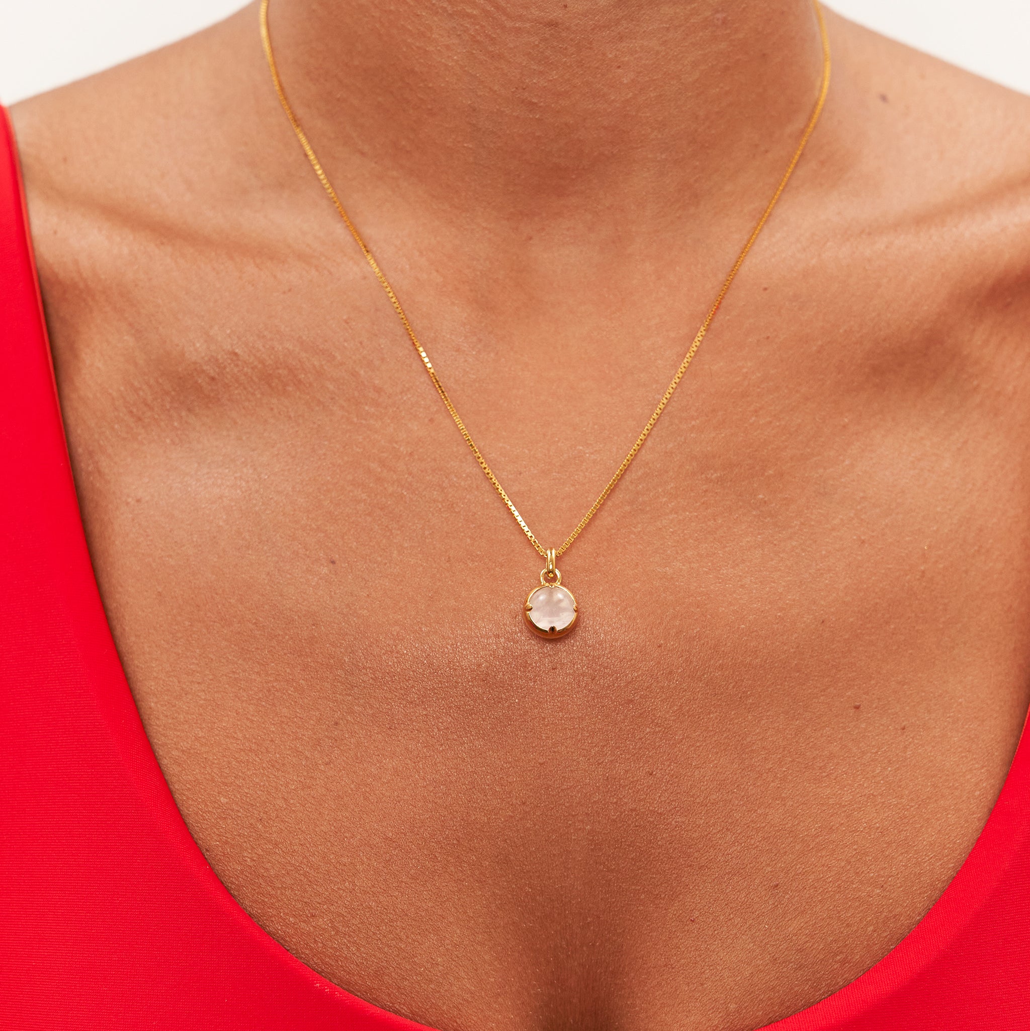 Rose Quartz Instants of Love Necklace