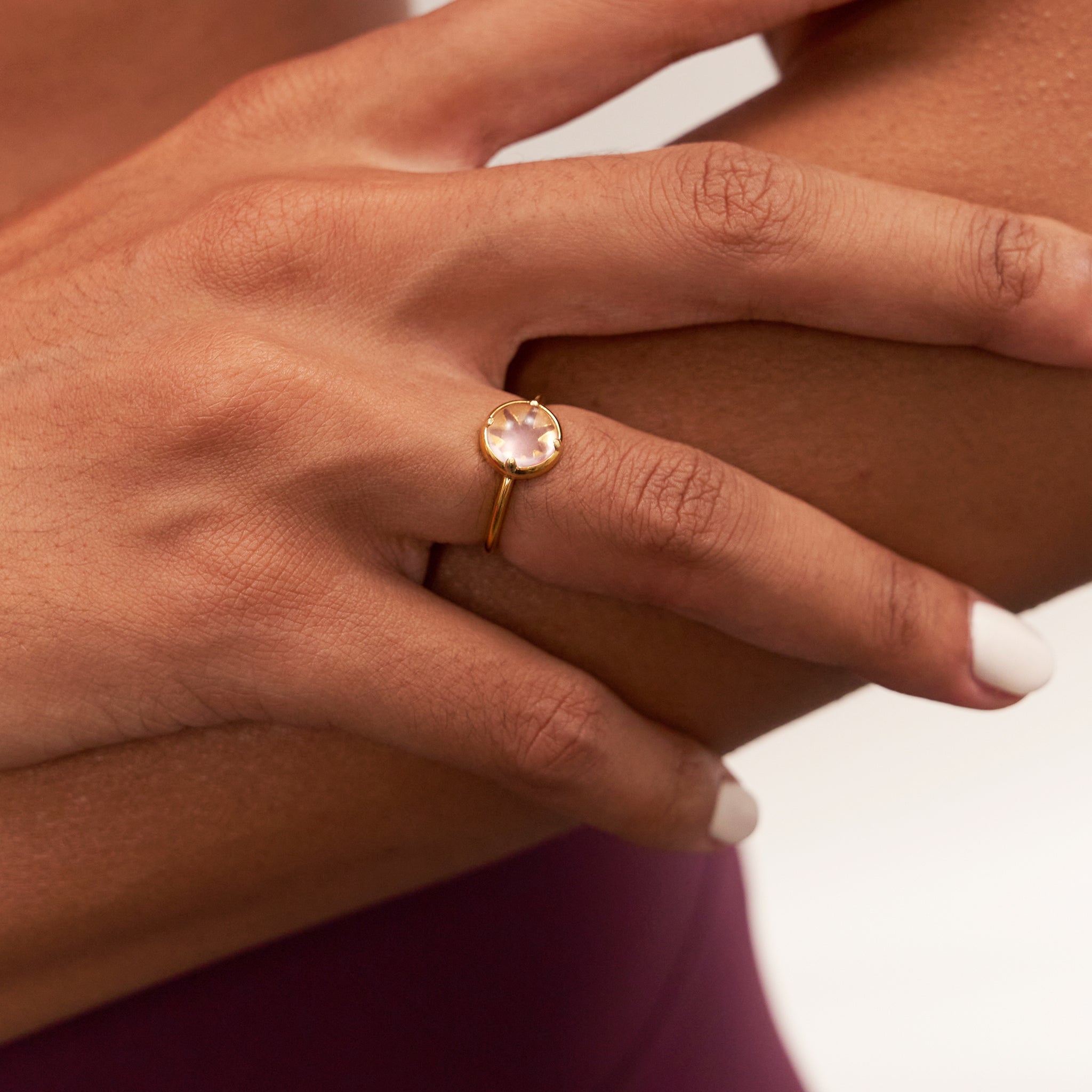 Rose Quartz Instants of Love Ring