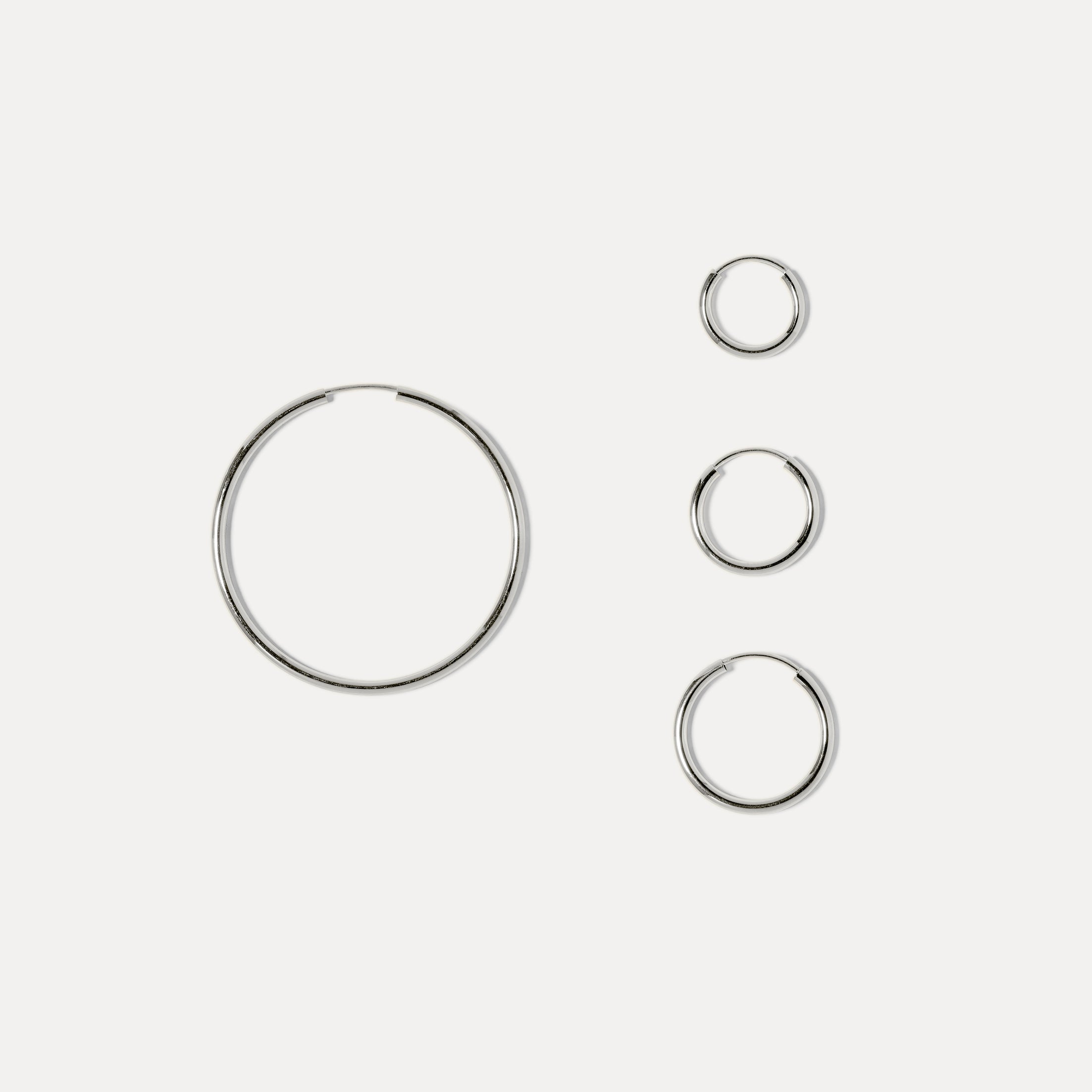 Basic Hoop Earrings - Single