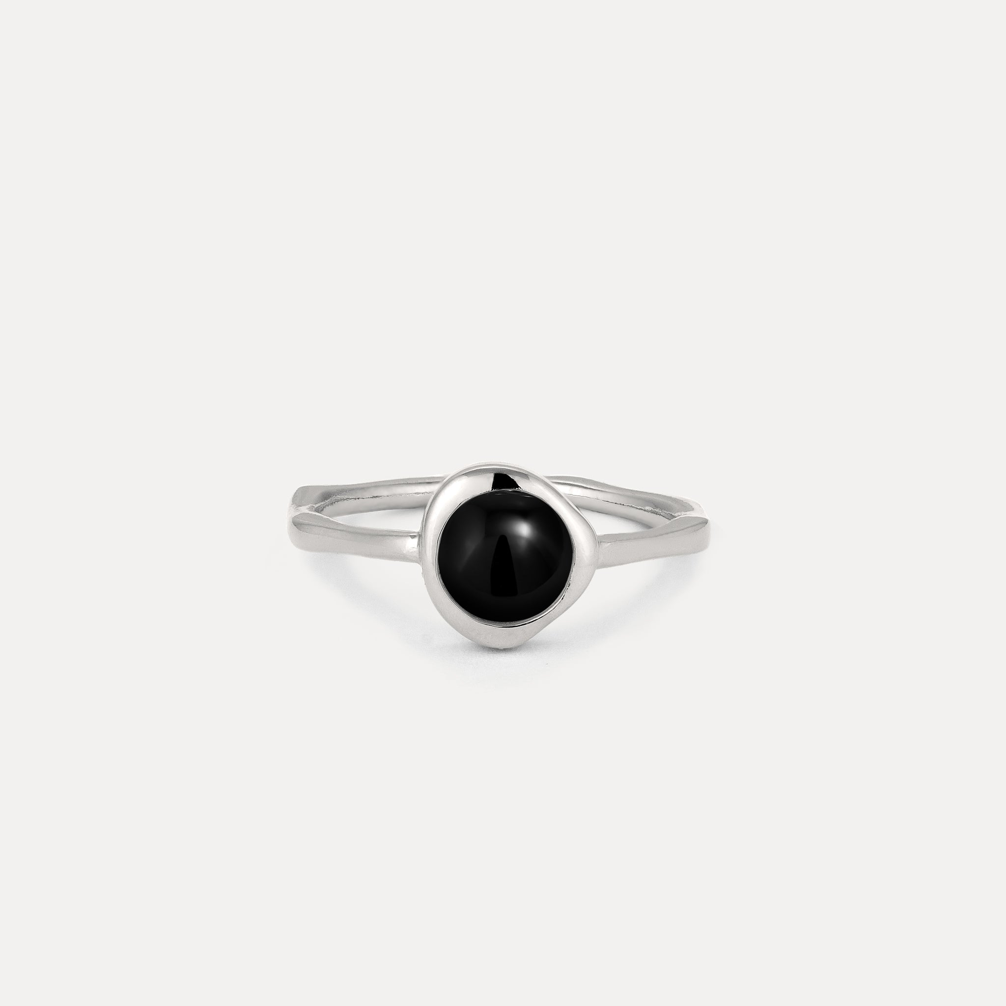 Zodiac Birthstone Ring 925 Silver - Glossy