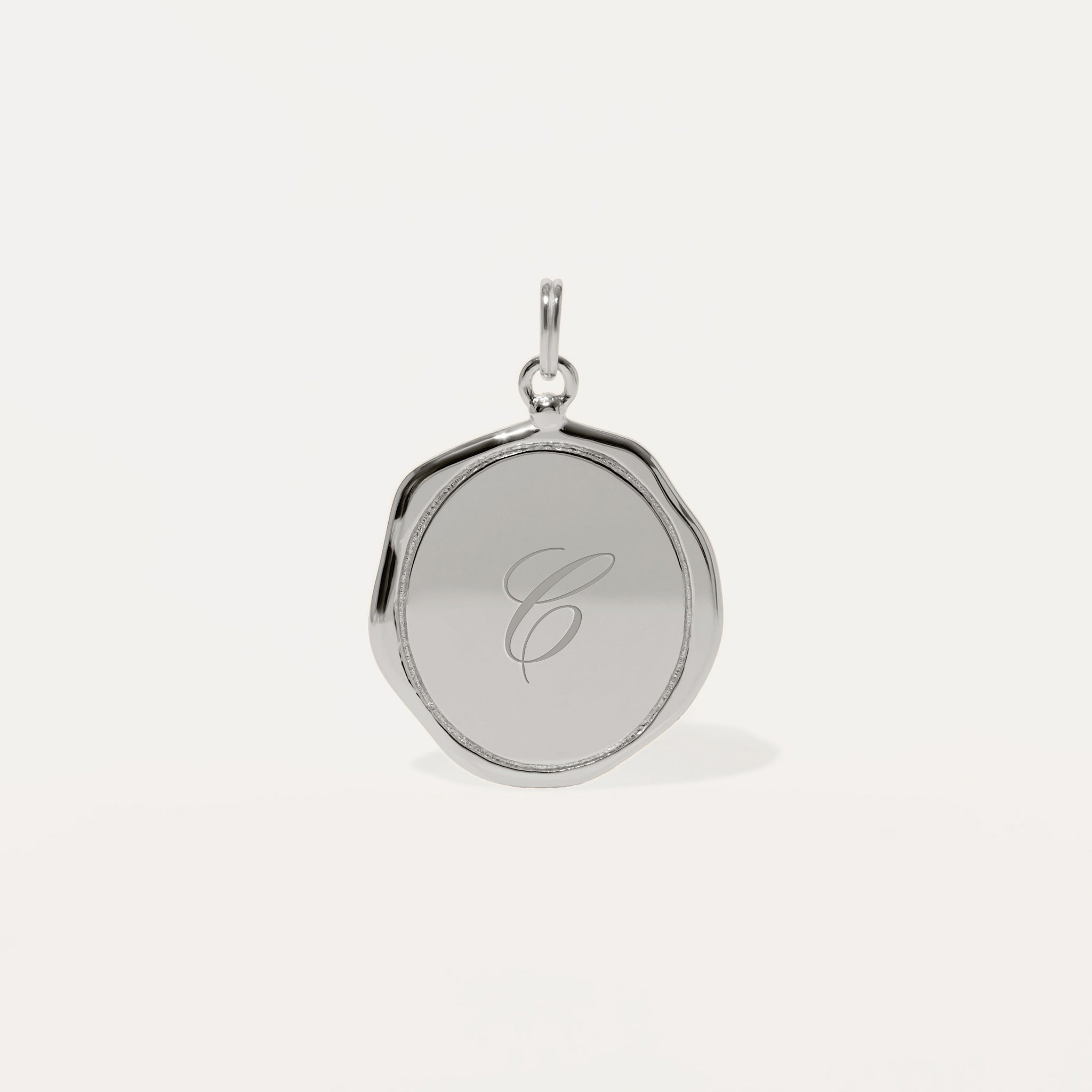 Engravable Large Seal Pendant