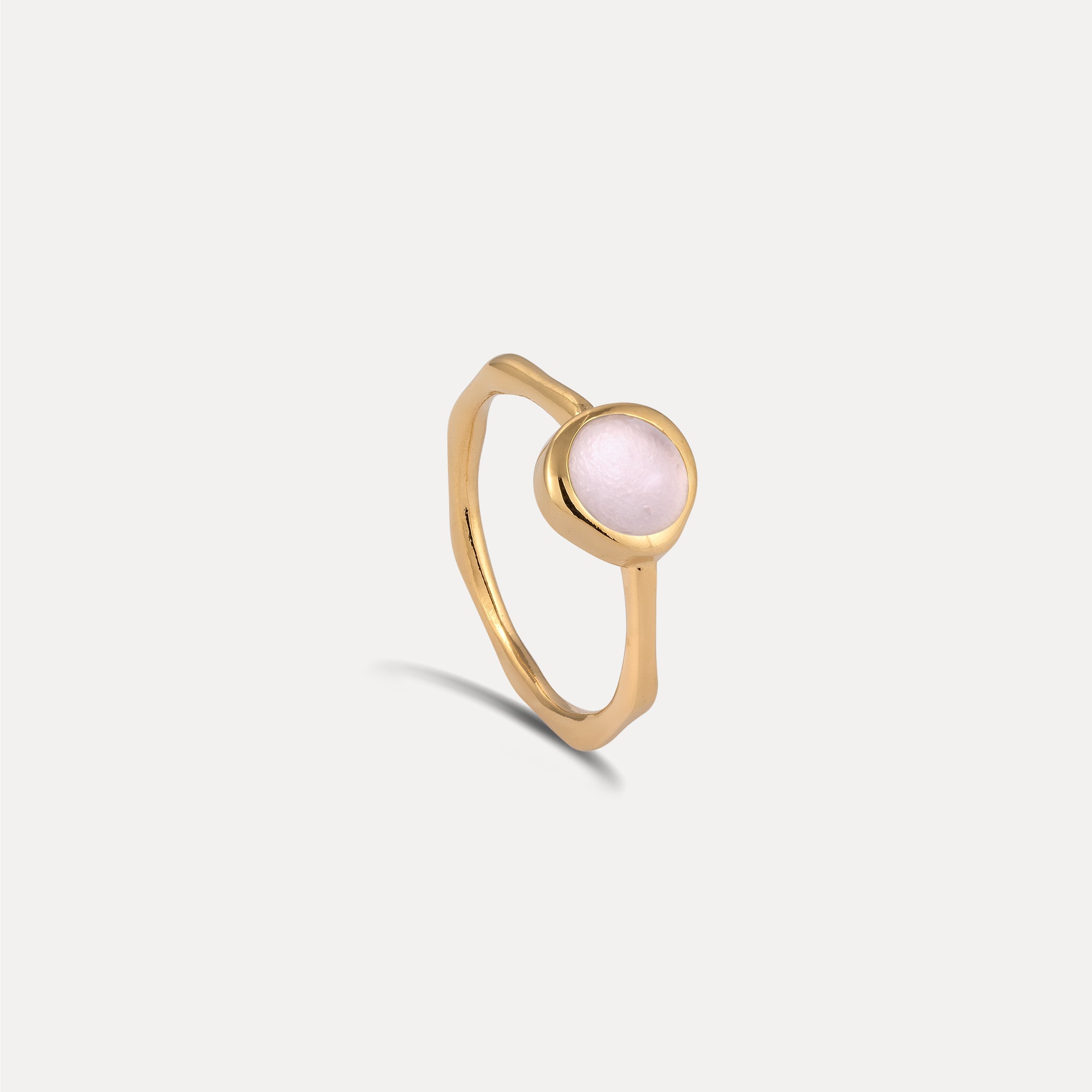 Zodiac Birthstone Ring | 14k Gold - Glossy