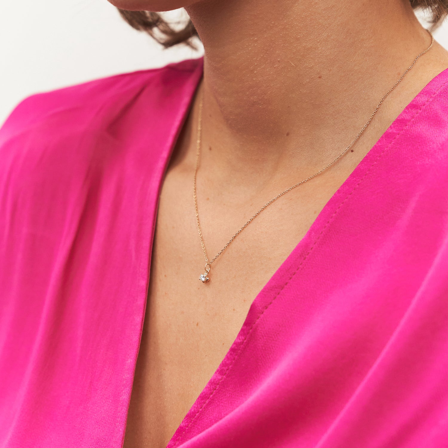 Diamond Lux Necklace | 14k Gold