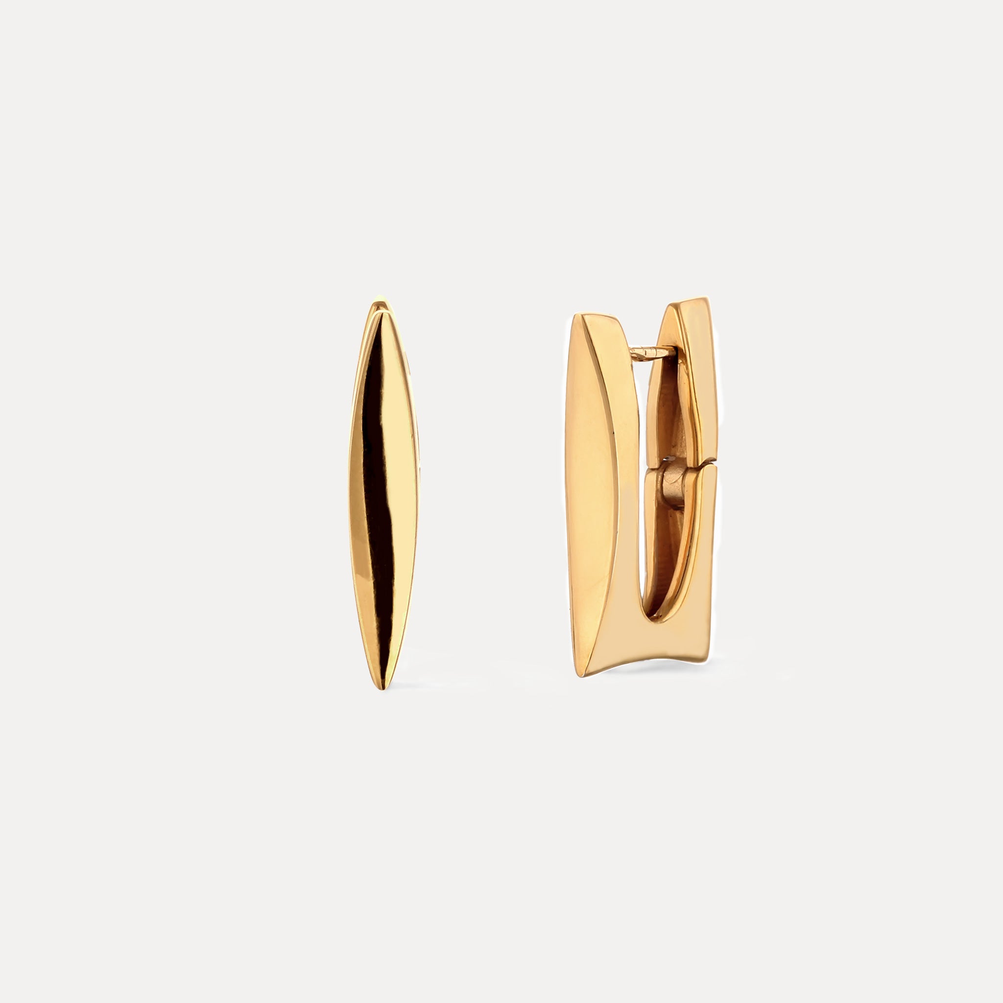 Marquise Arc Creolen Ohrringe