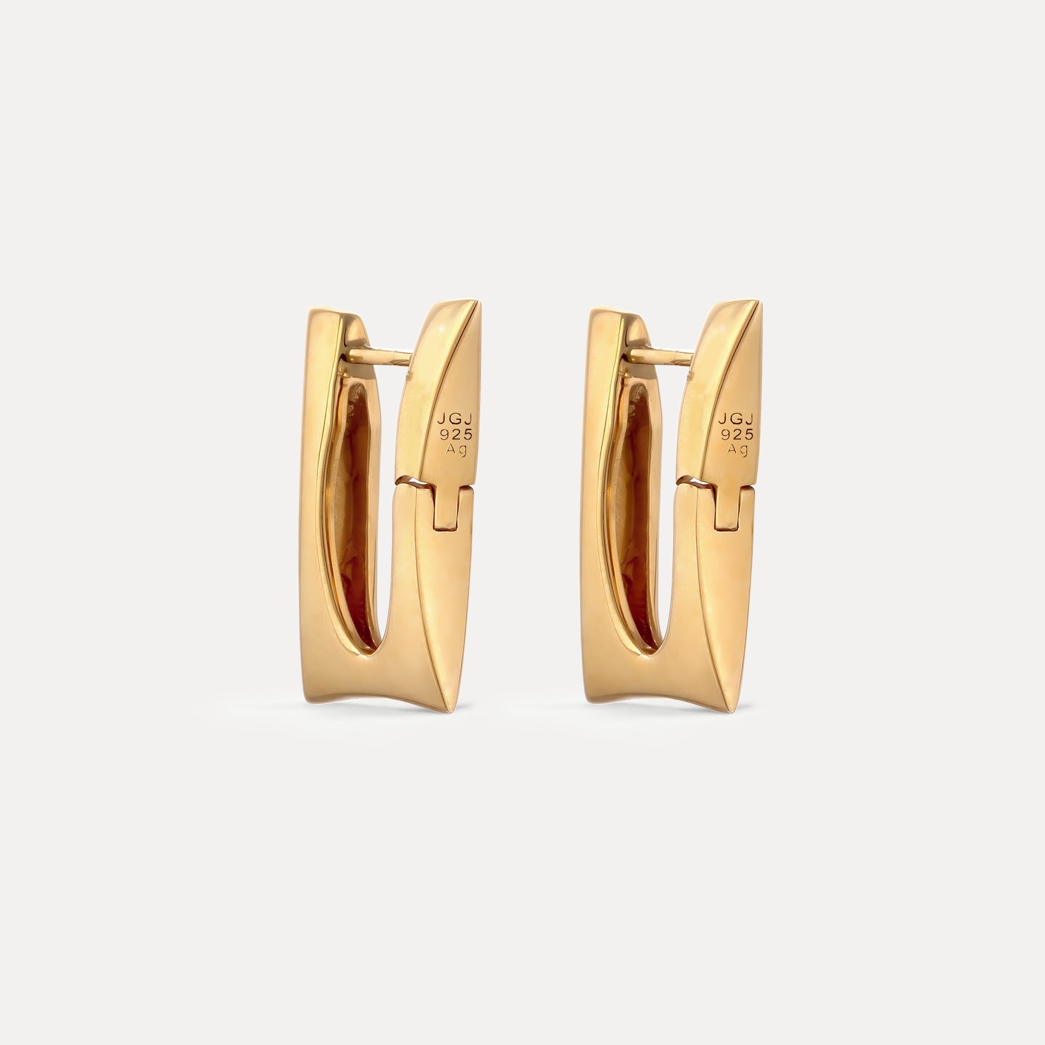 Marquise Arc Creolen Ohrringe