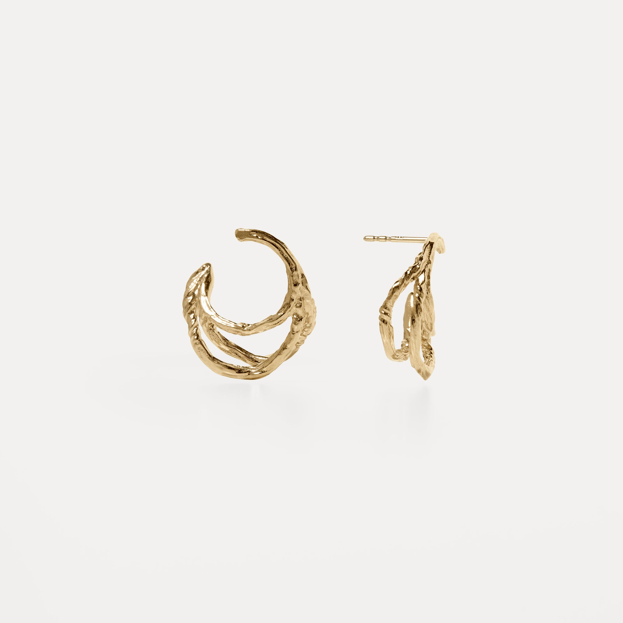 Mater Embrace Hoop Earrings | 14k Gold