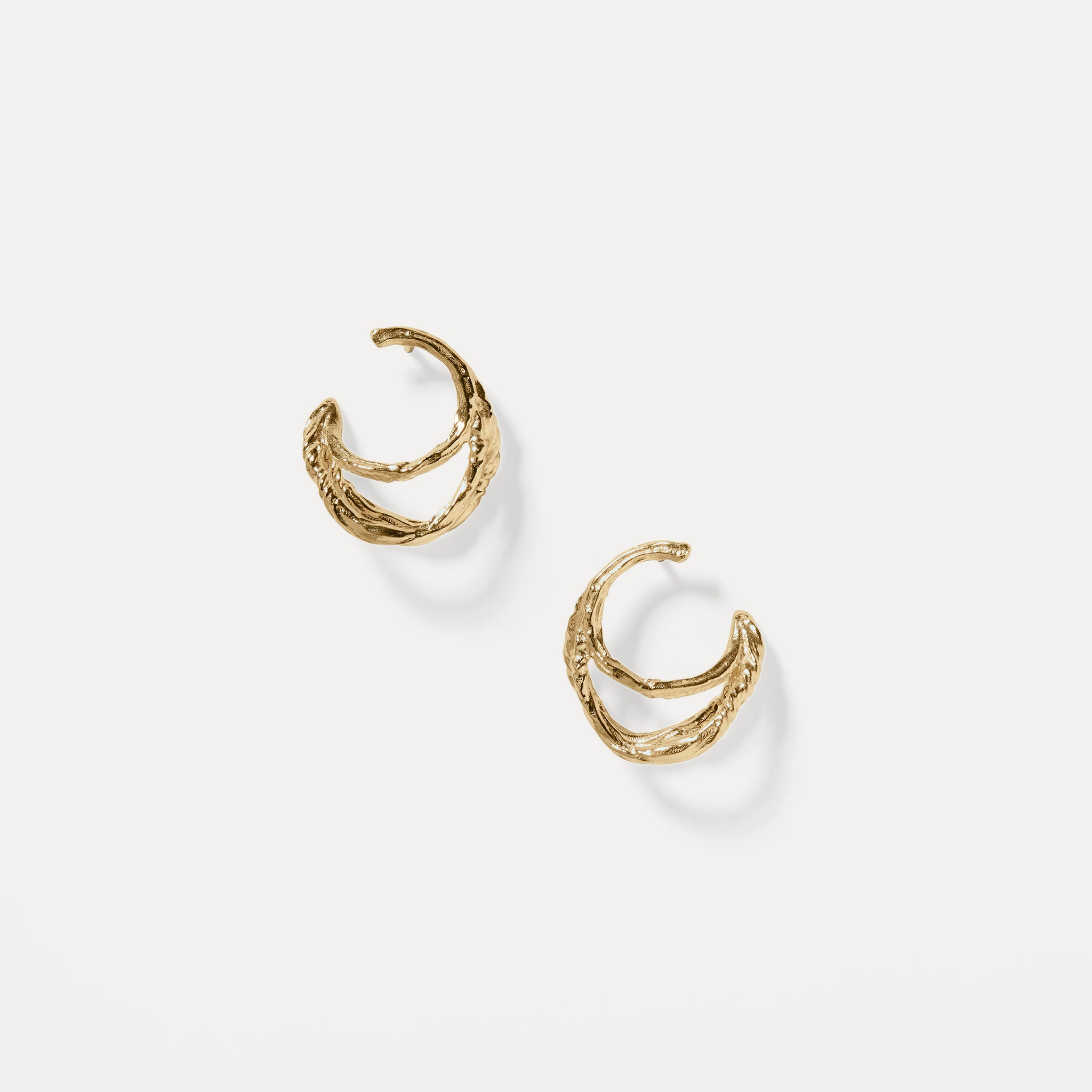 Mater Embrace Hoop Earrings | 14k Gold