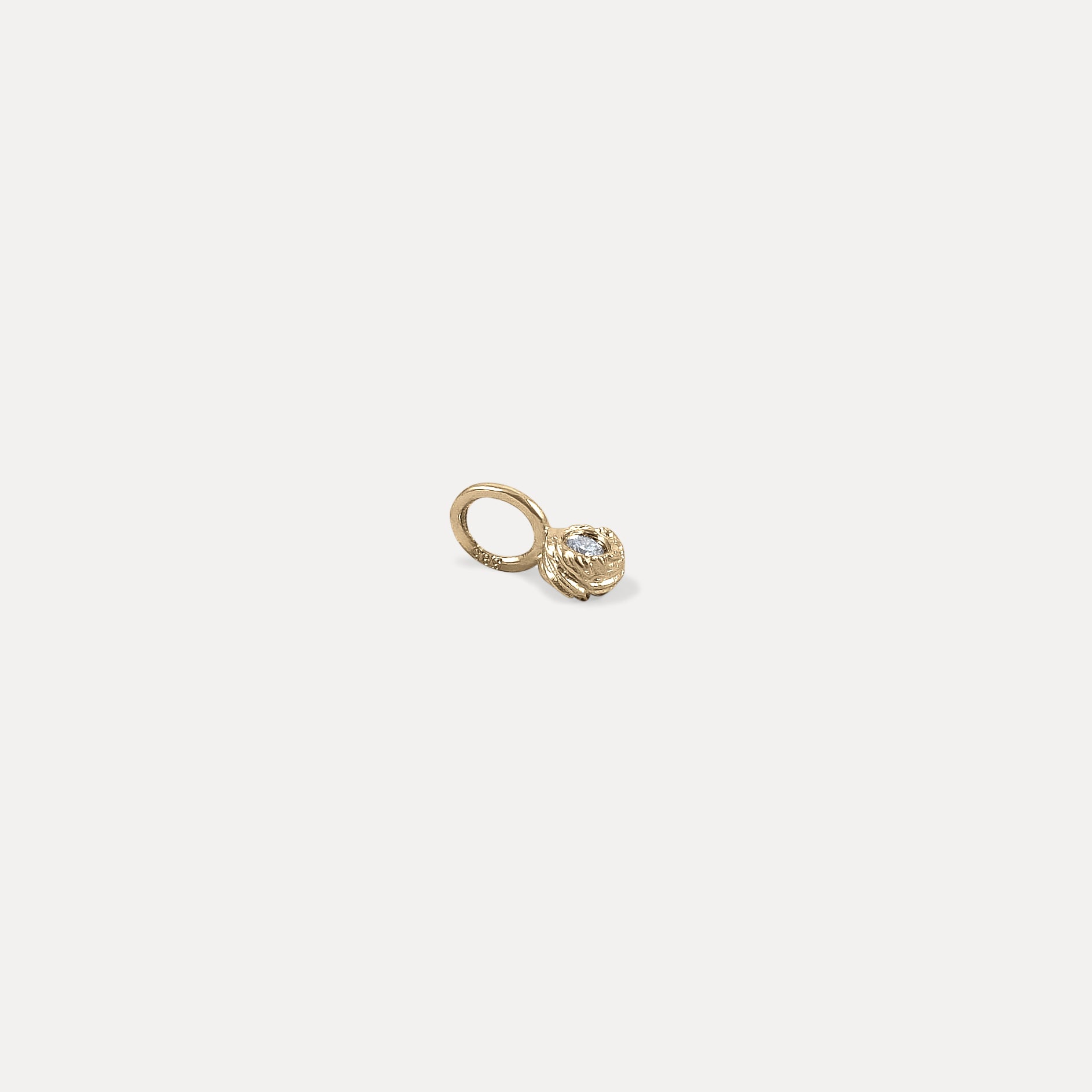 Diamond Mater Pendant | 14k Gold