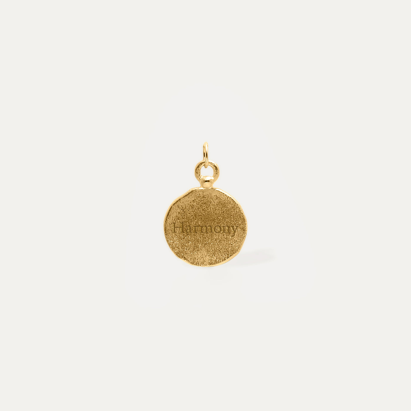 Engravable Fluid Medallion Pendant - Matte