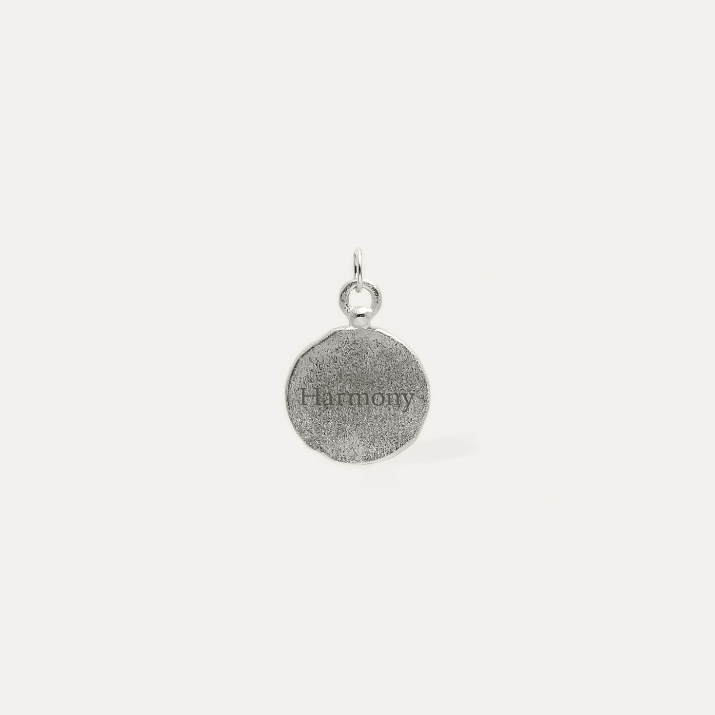 Engravable Fluid Medallion Pendant - Matte