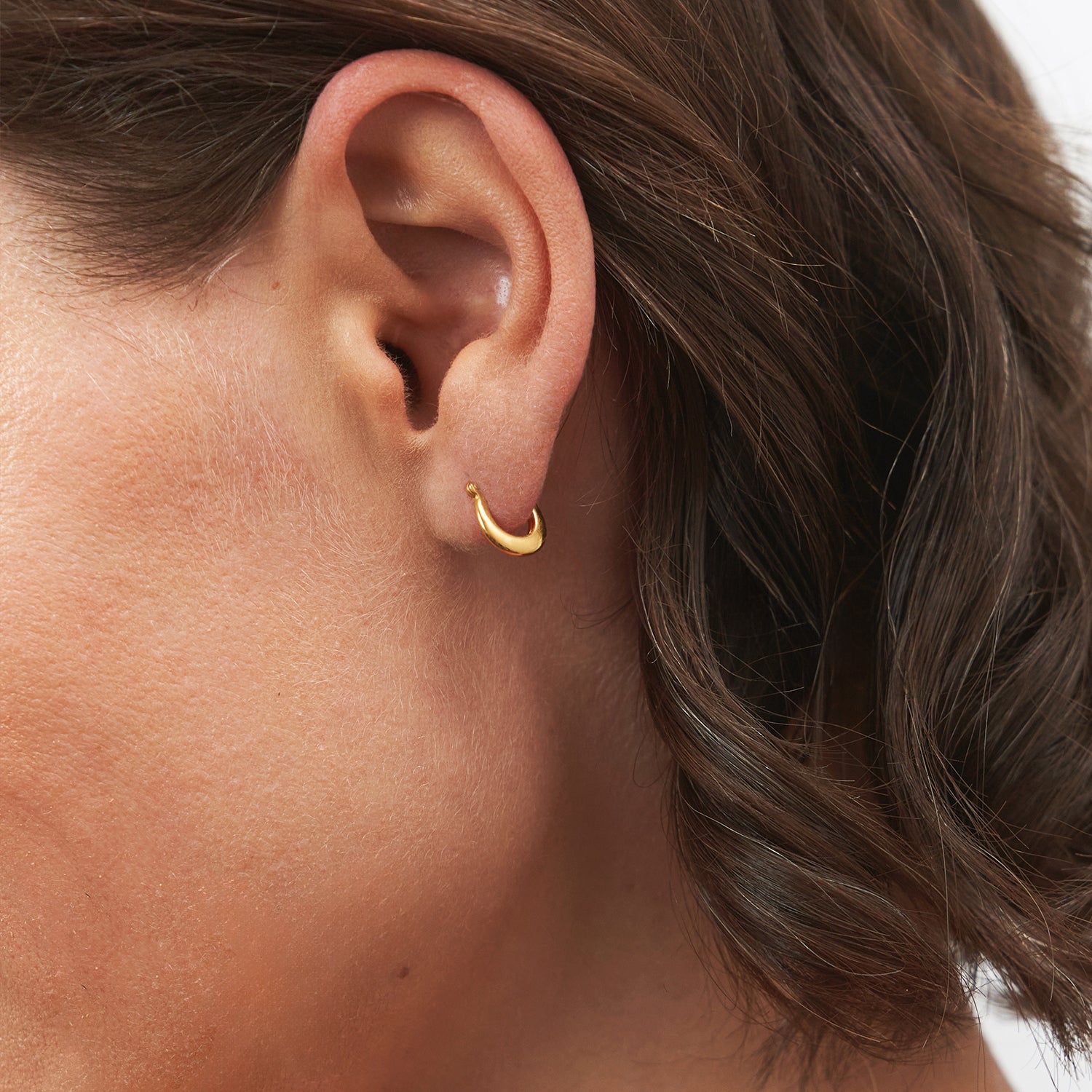 Mini Drop Huggies | 14k Gold