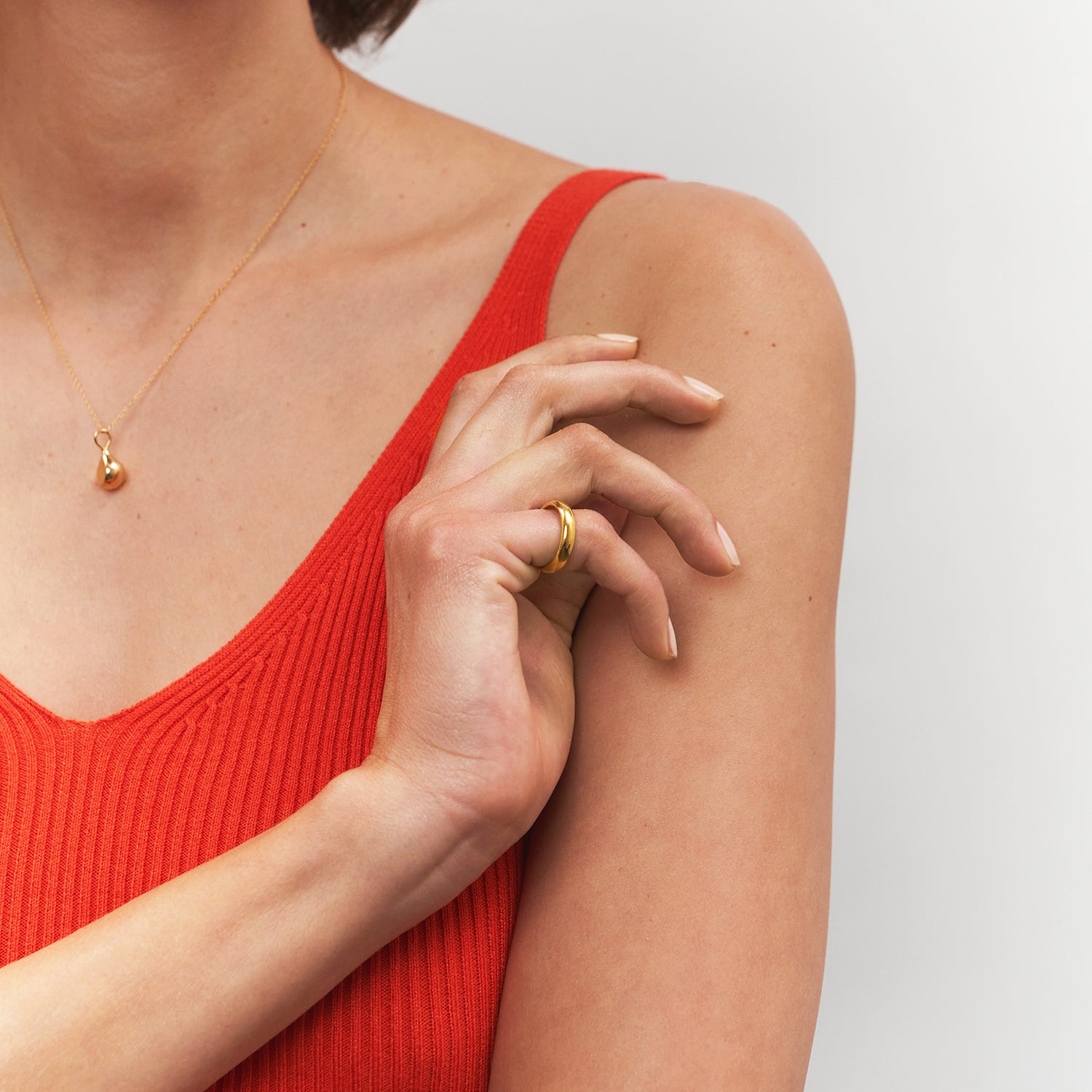 Mom Band Ring | 14k Gold