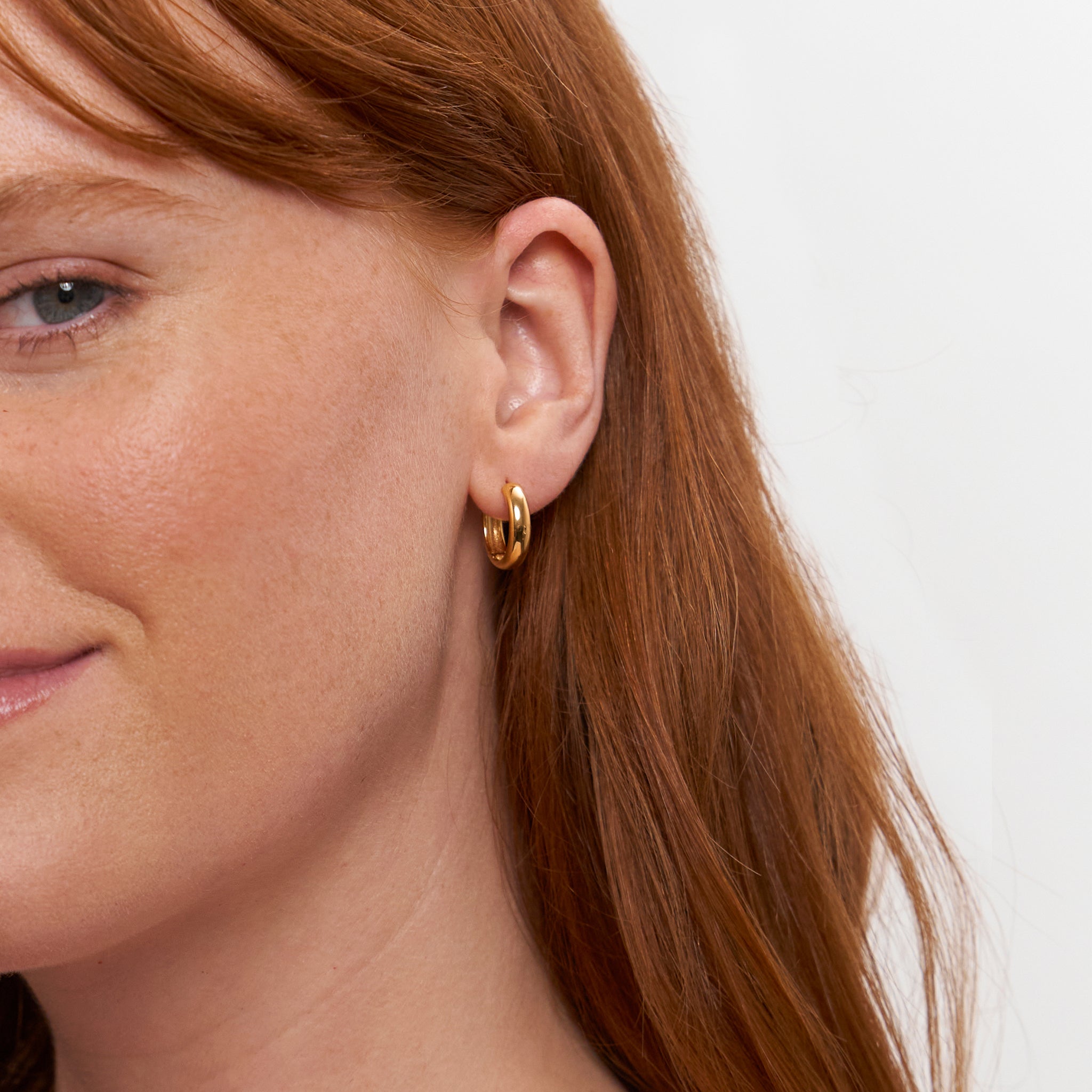 Mom Band Hoop Earrings