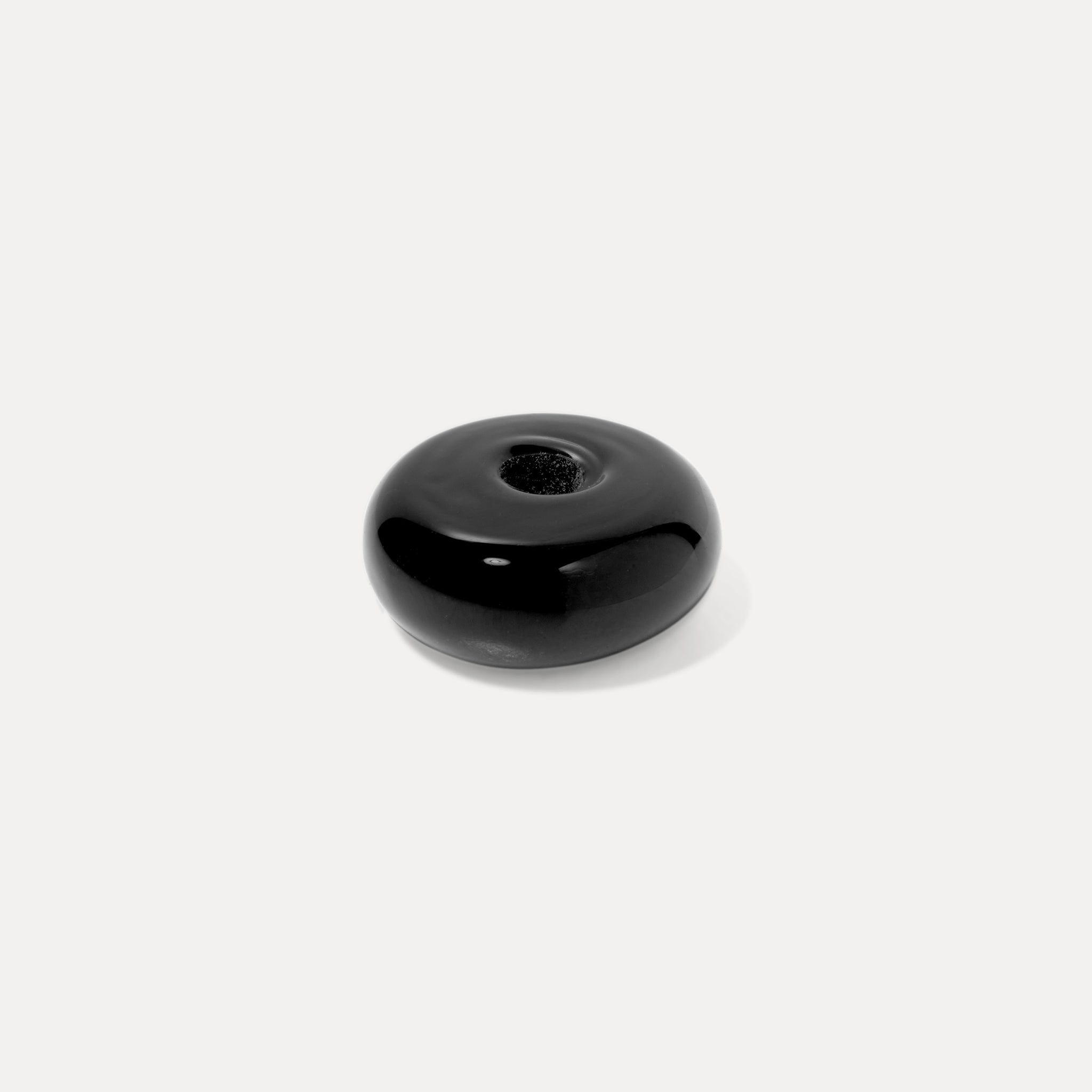 Rondella Murano Glass Black - Single