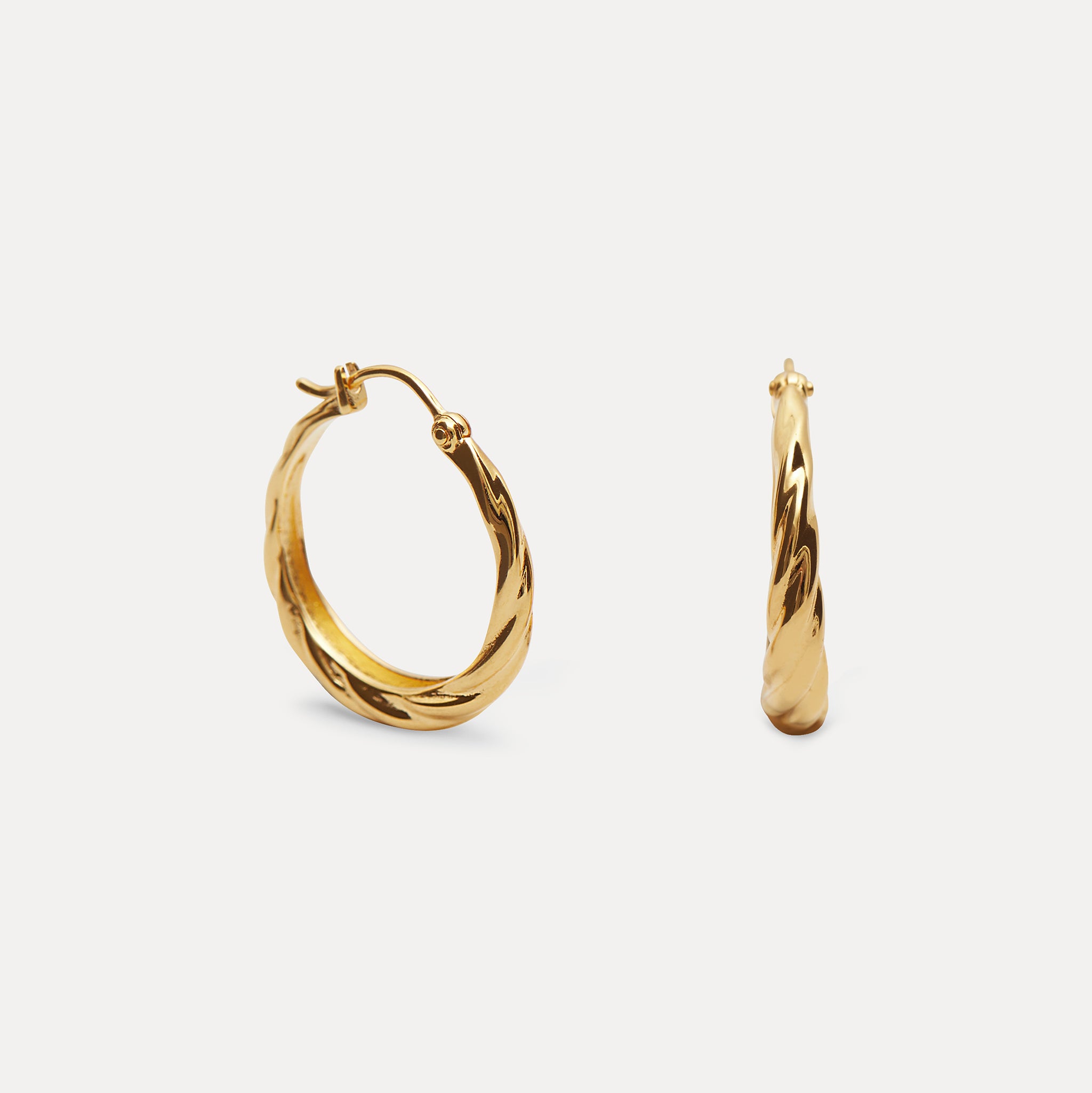 Nest Hoop Earrings