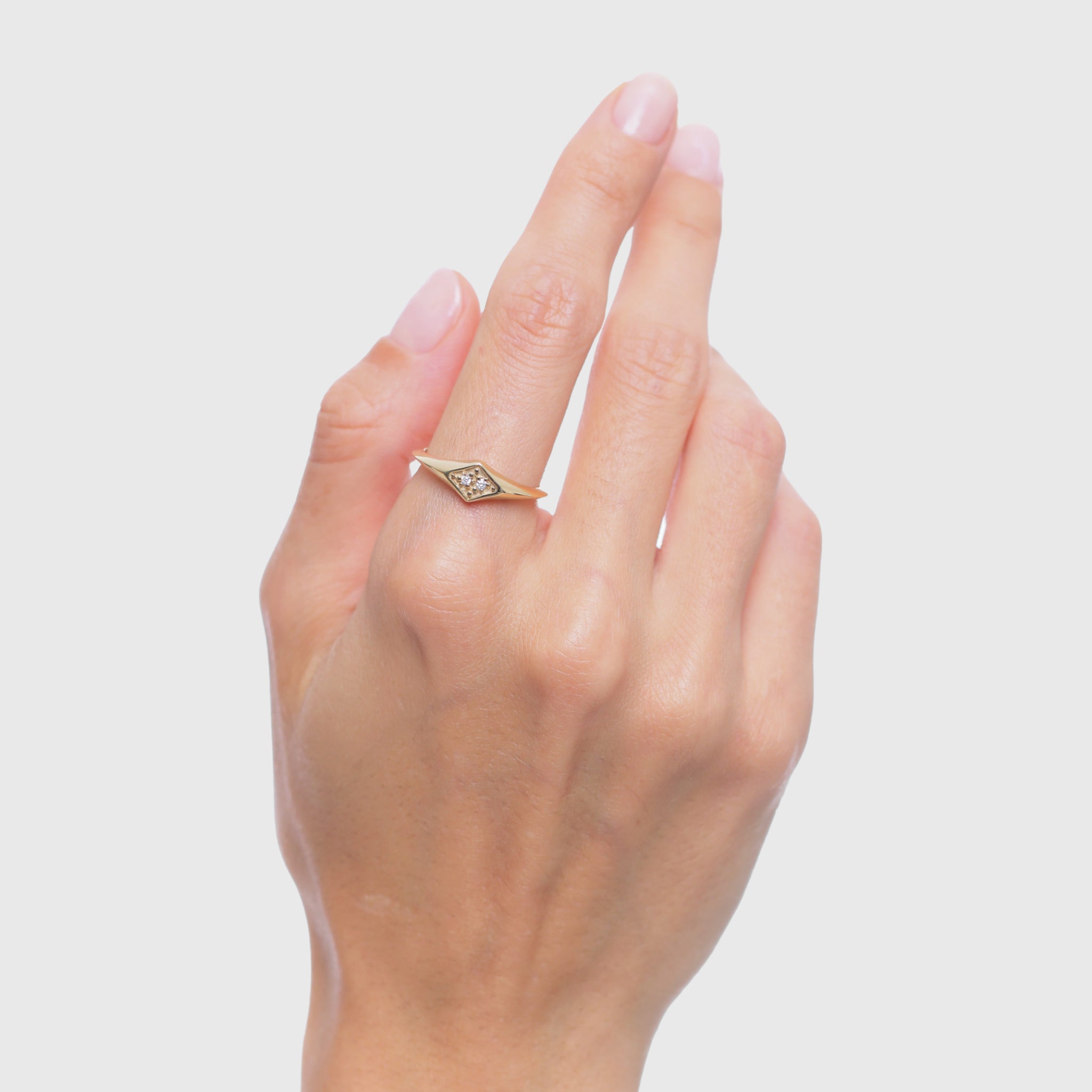 White Sapphire Supernova Pavé Ring