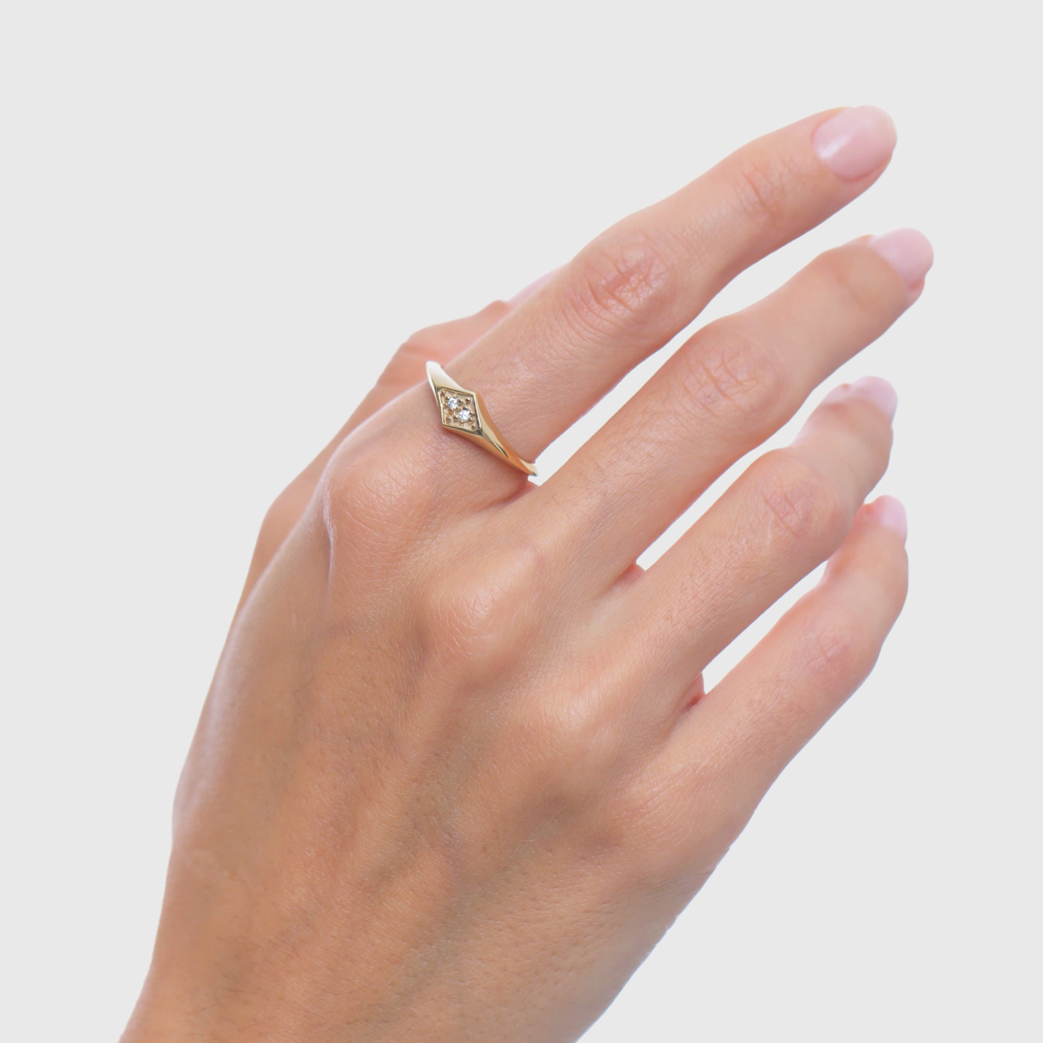 White Sapphire Supernova Pavé Ring