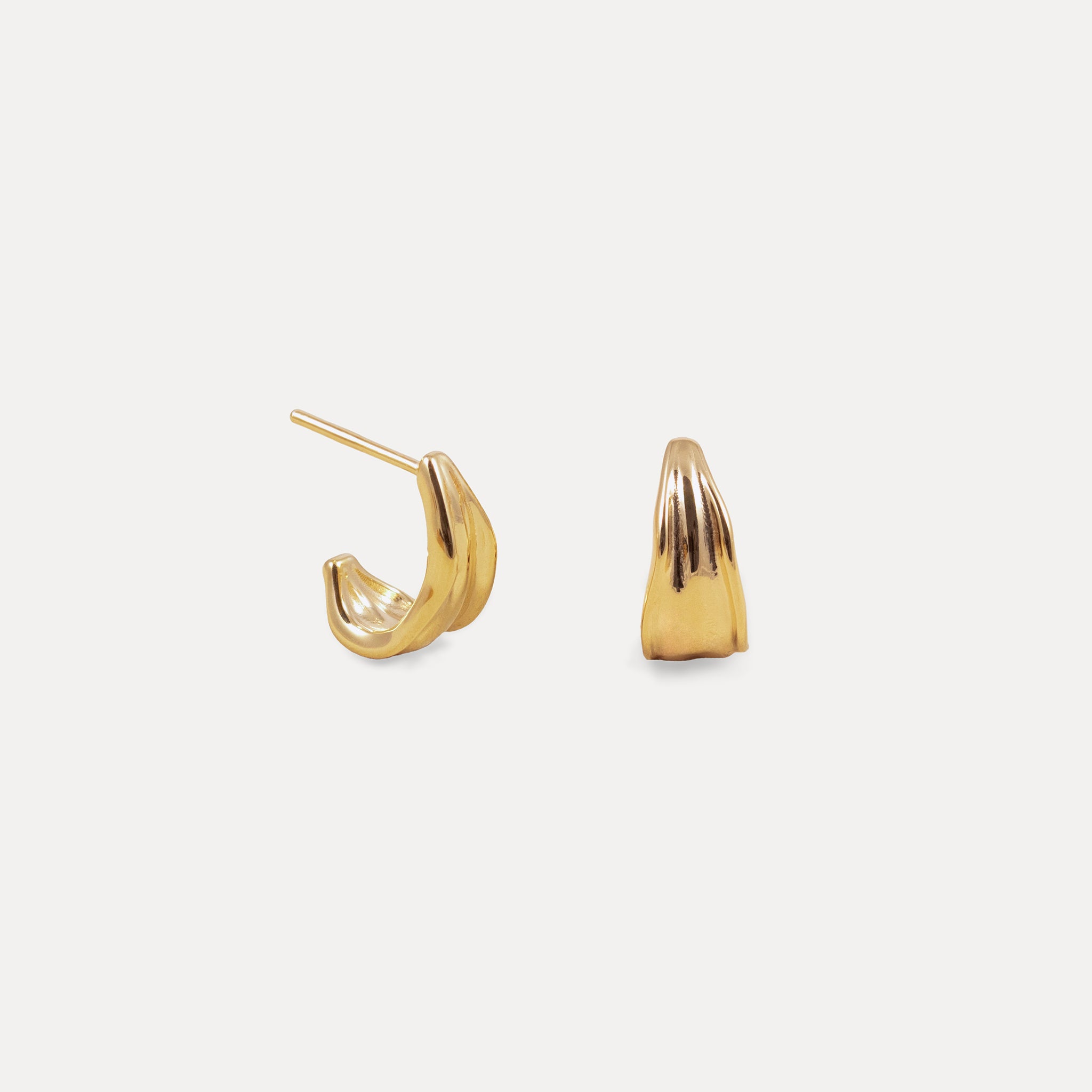 Eden Paprika Small Hoop Earrings