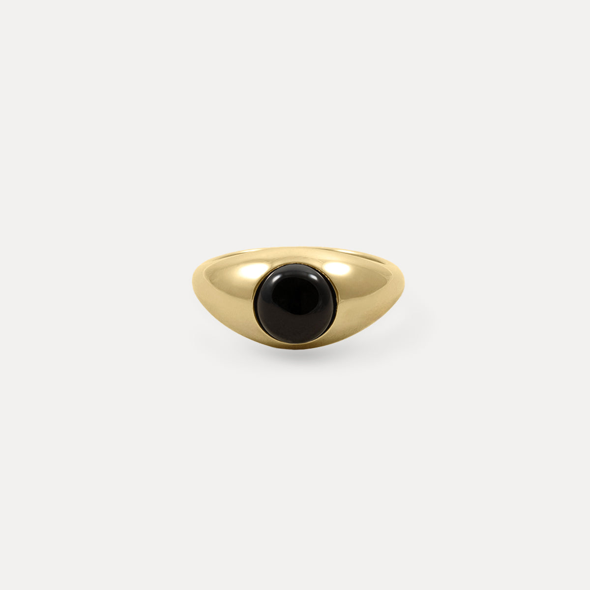 Onyx Eden Pea Ring | 14k Gold