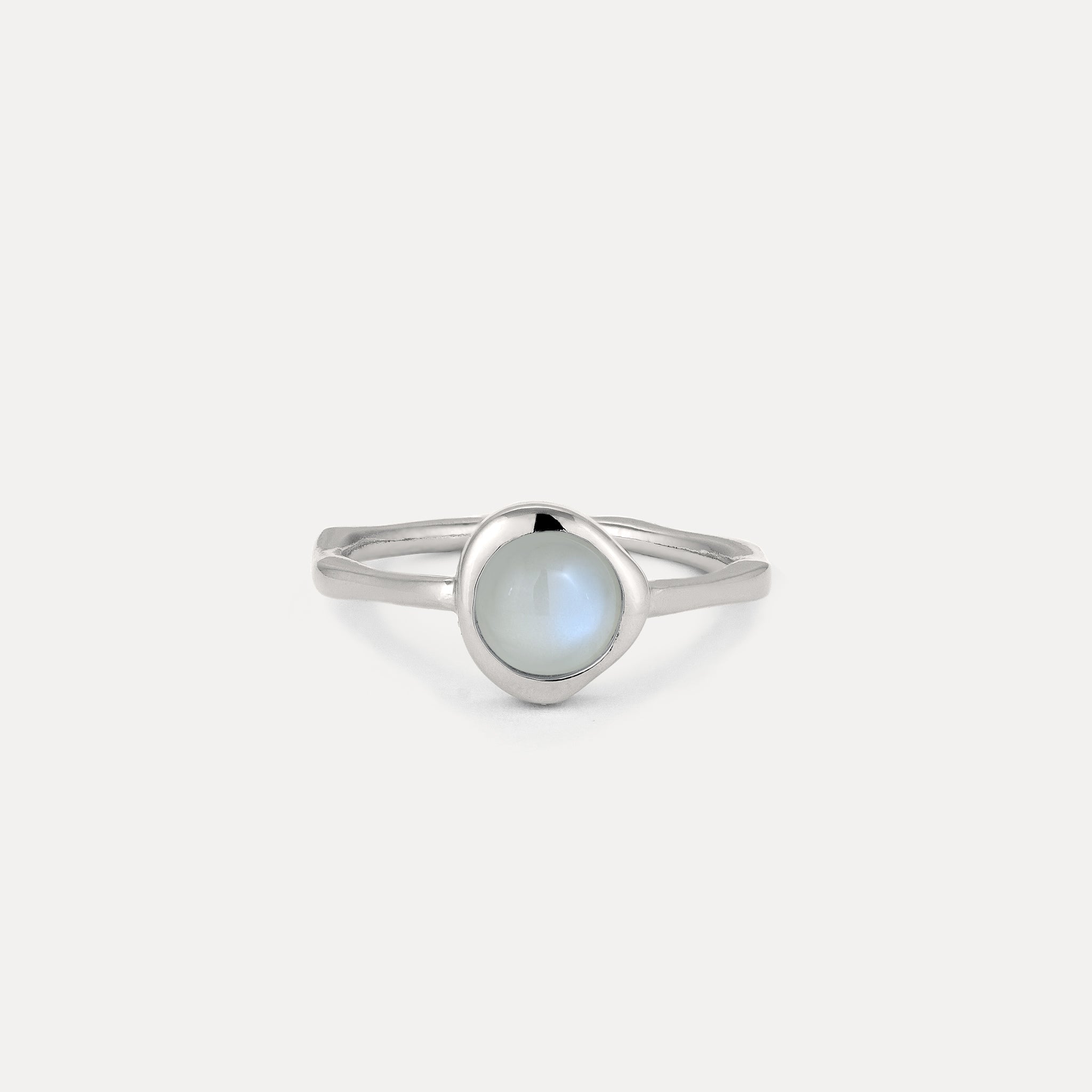 Zodiac Birthstone Ring 925 Silver - Glossy