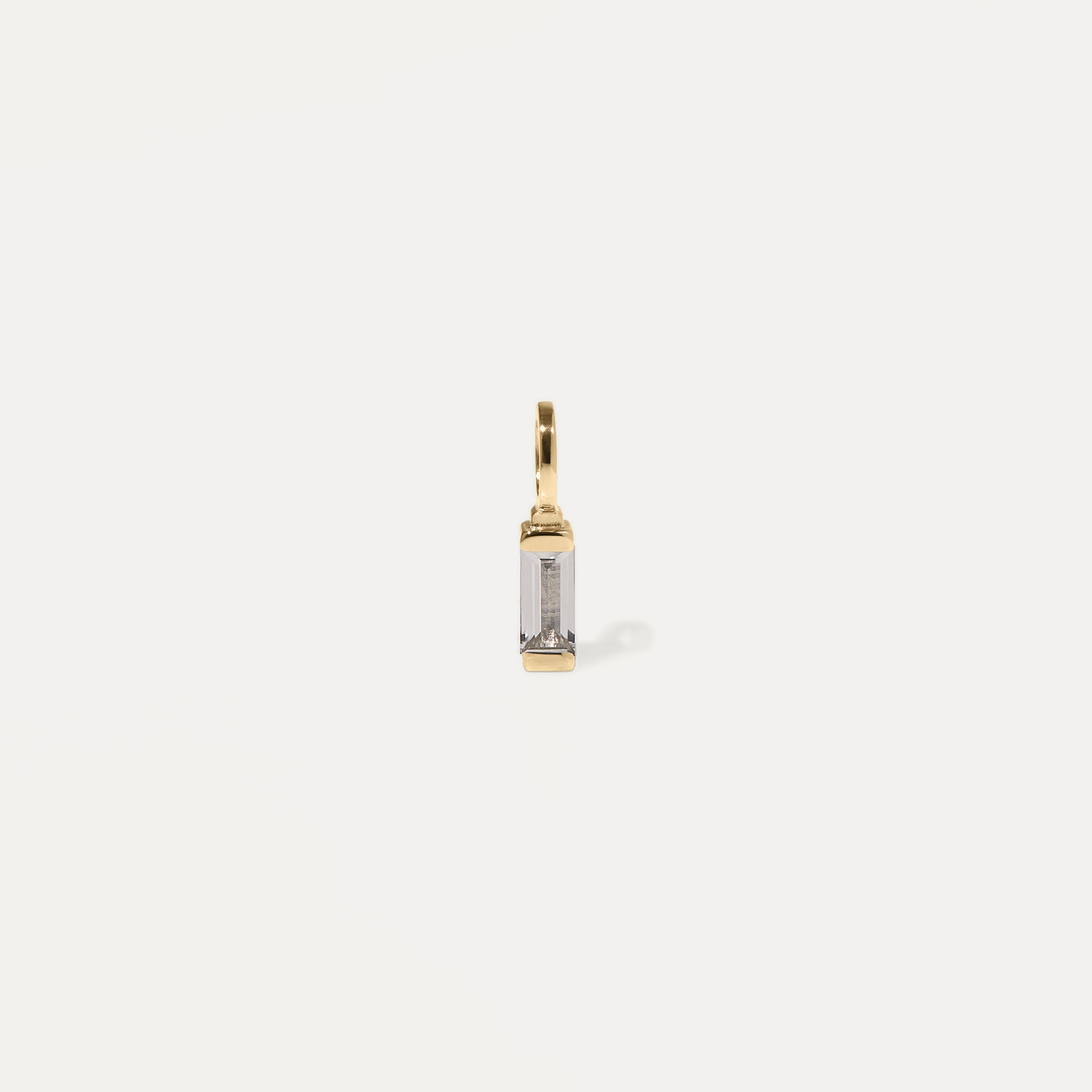 White Beryl Retro Necklace | 14k Gold