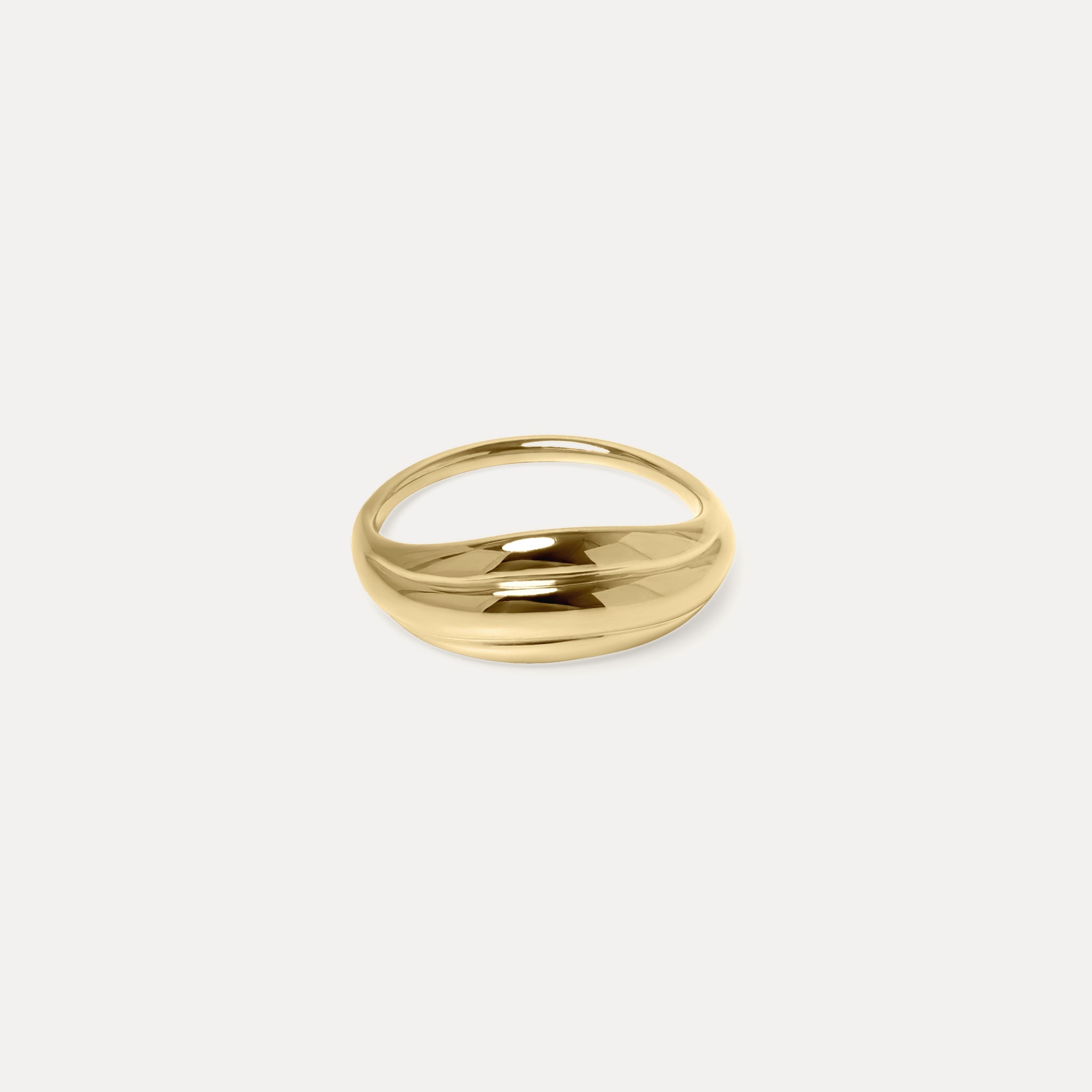 Rise Bombé Ring | 14k Gold