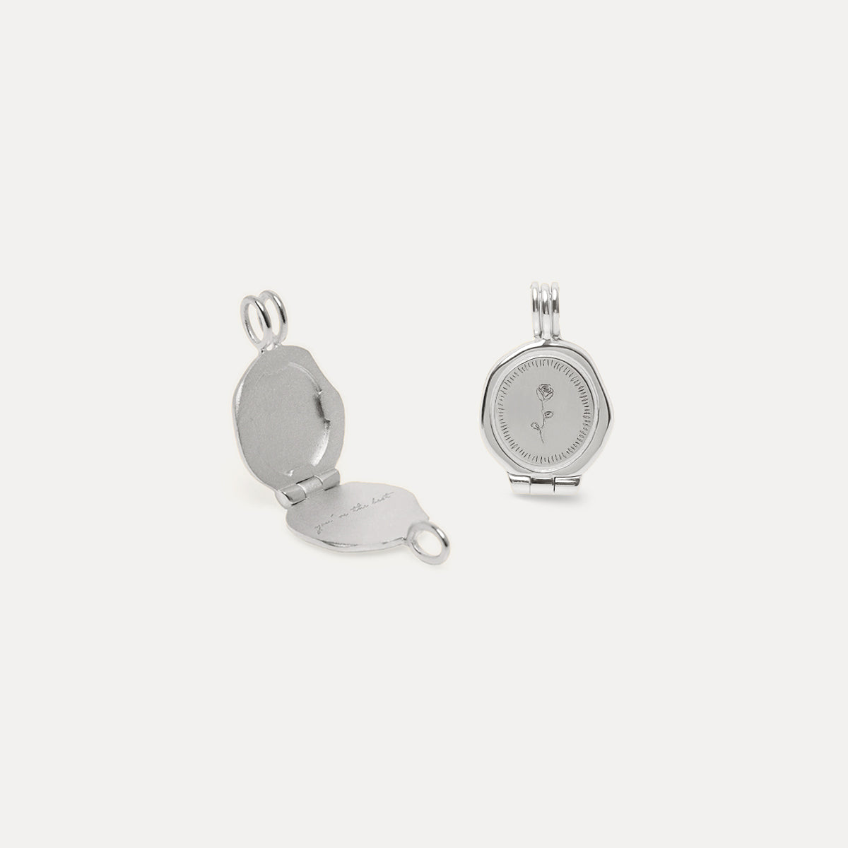 Rose Seal Locket Pendant