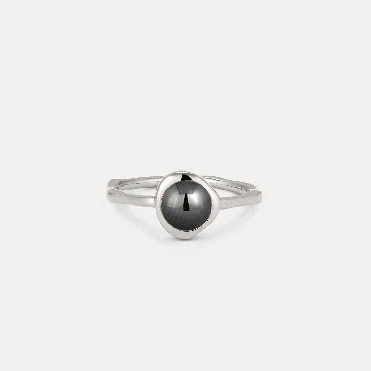 Zodiac Birthstone Ring 925 Silver - Glossy